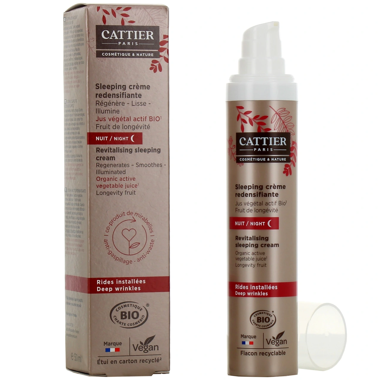 Cattier Sleeping Crème Redensifiante Bio - Cattier