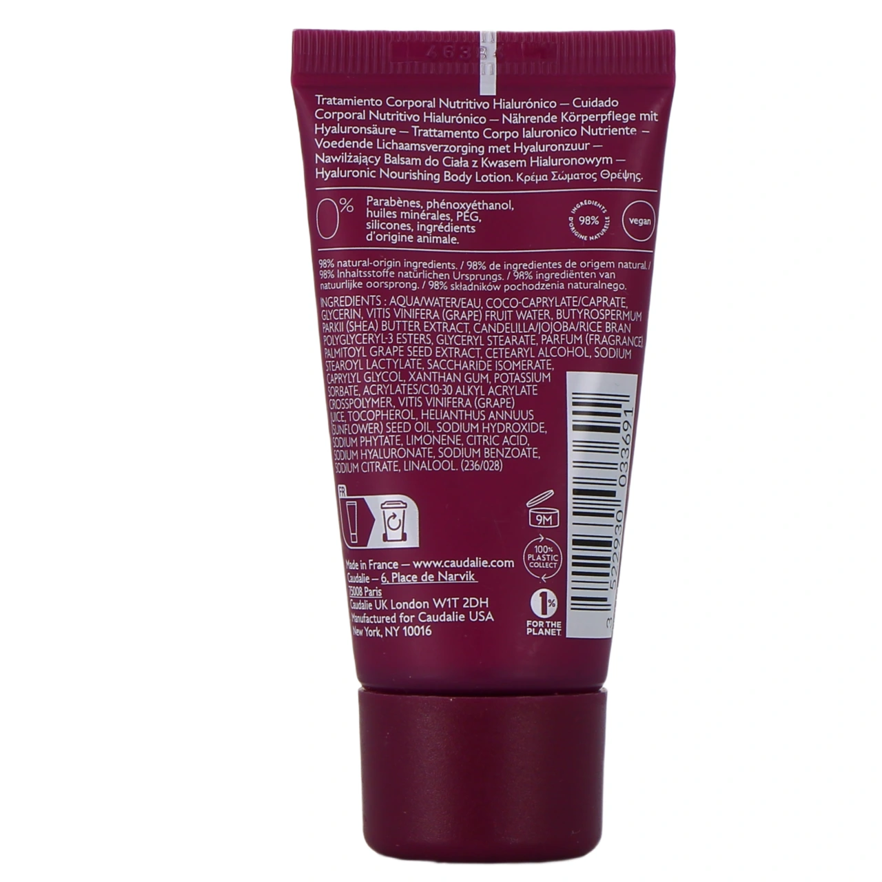 Caudalie Thé des Vignes Mini Soin Corps Nourrissant 30 ml - Vue 3
