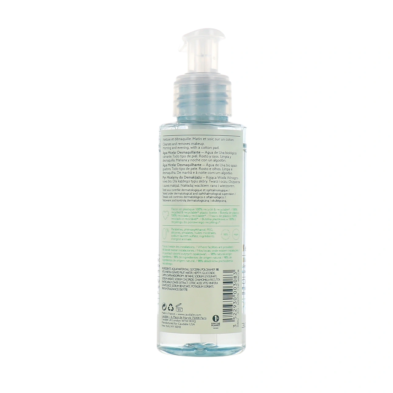 Caudalie Vinoclean Eau Micellaire Démaquillante - Vue 3