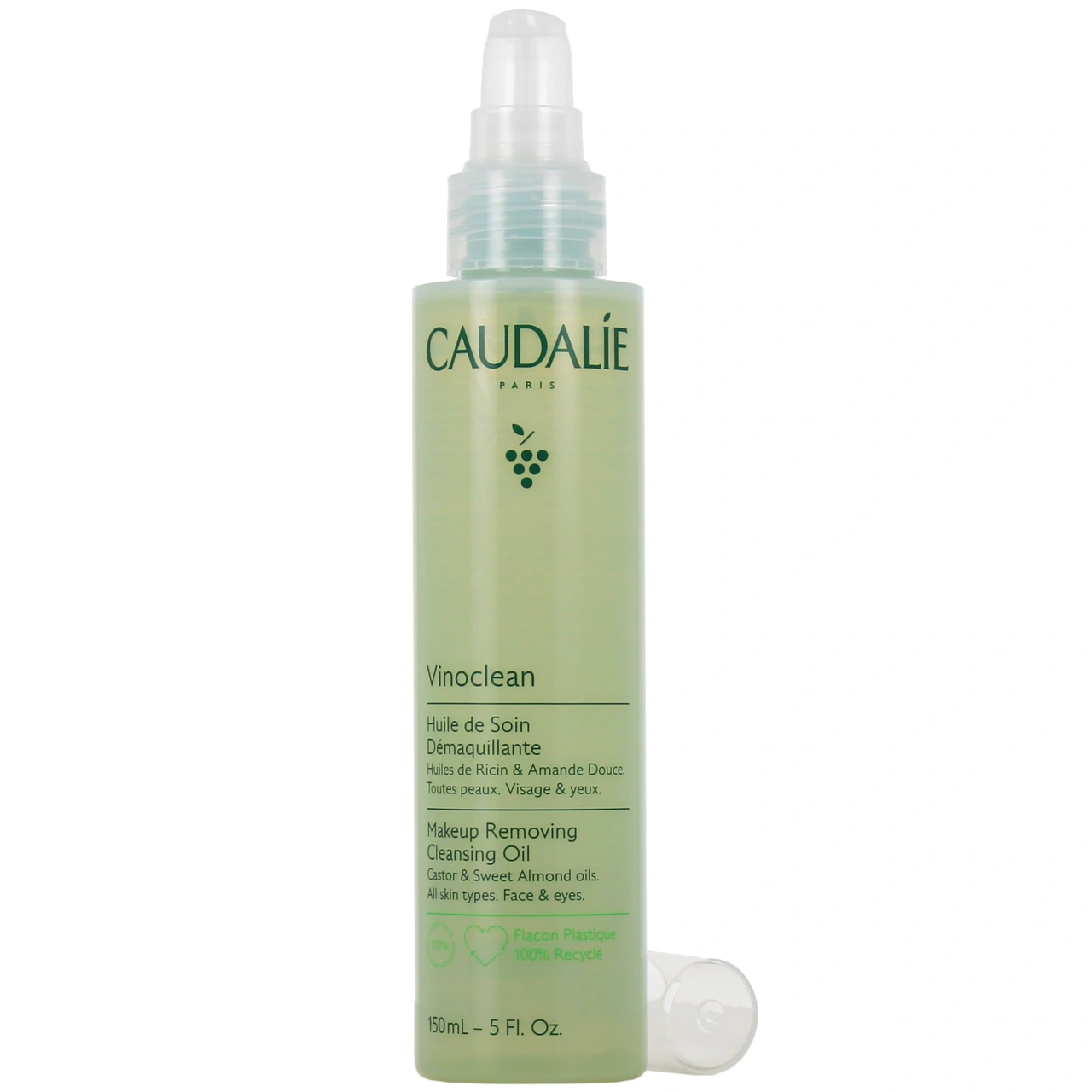 Caudalie Vinoclean huile démaquillante 150ml OFFERTE - Vinoclean