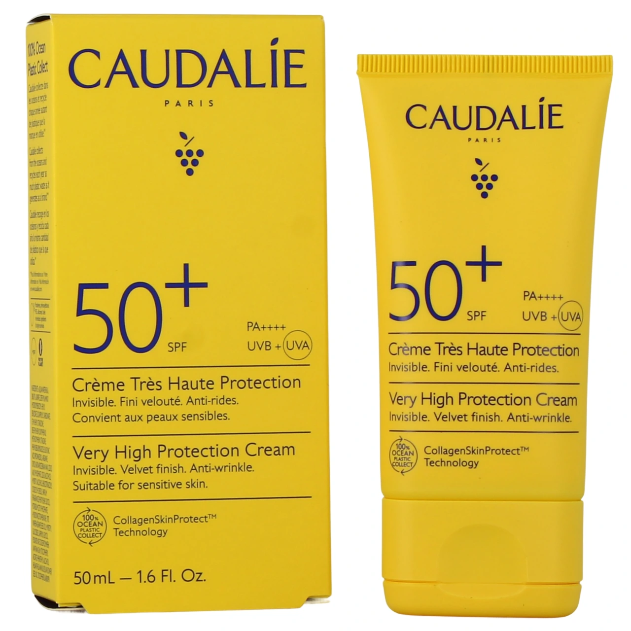 Caudalie Vinosun Protect Crème Solaire Visage Haute Protection - Vinosun Protect