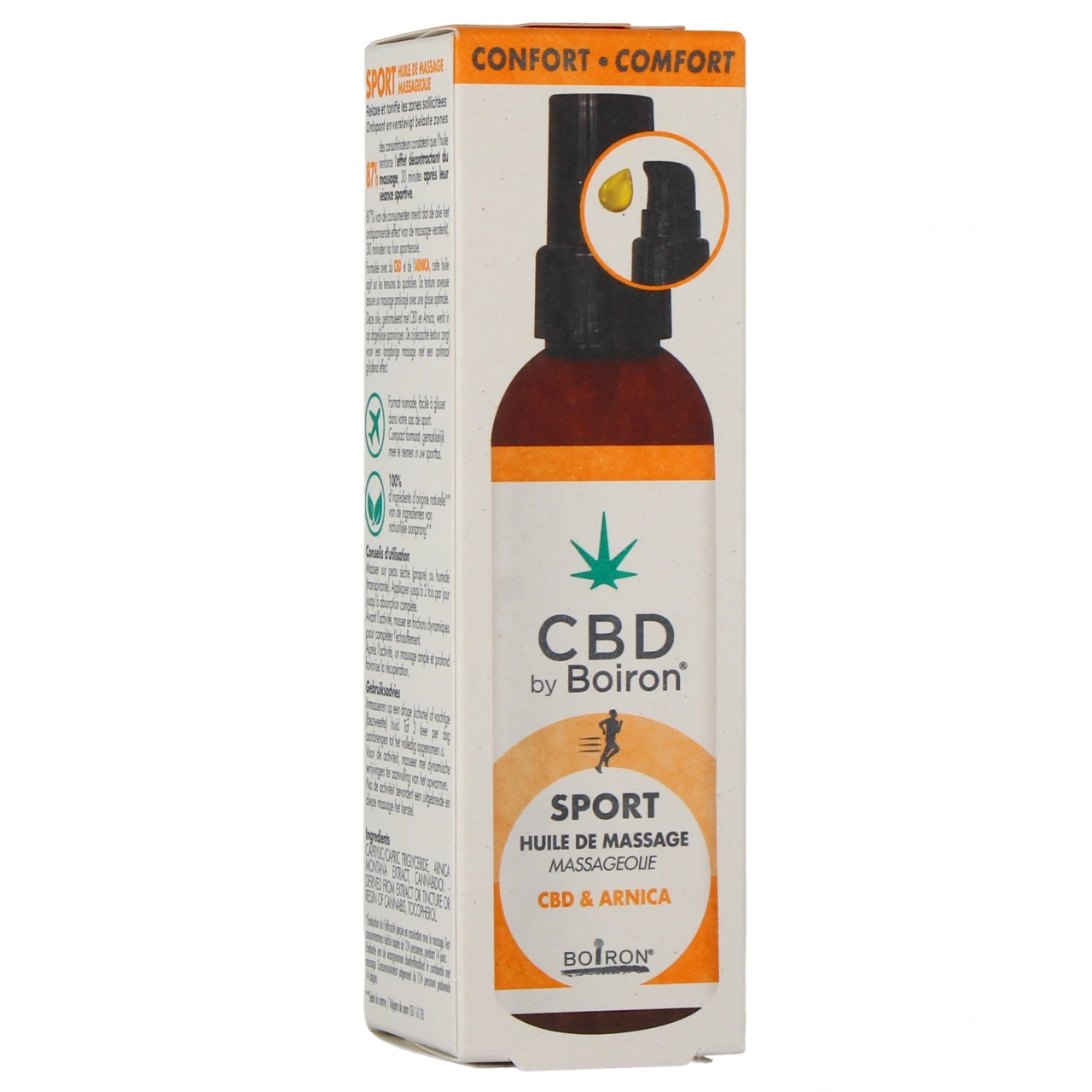 CBD by Boiron Huile de Massage Sport - Boiron
