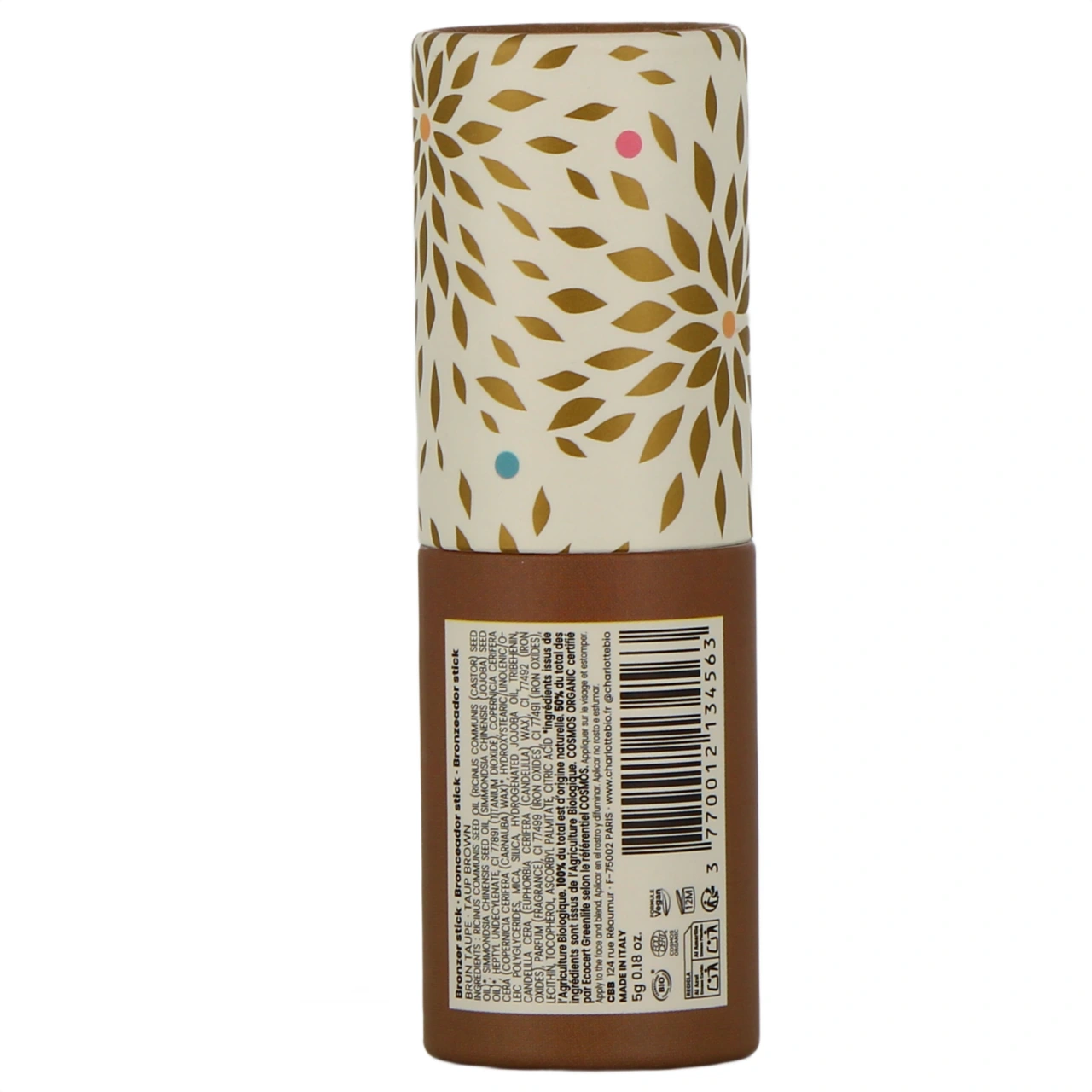 Charlotte Bio Bronzer Stick - Vue 3