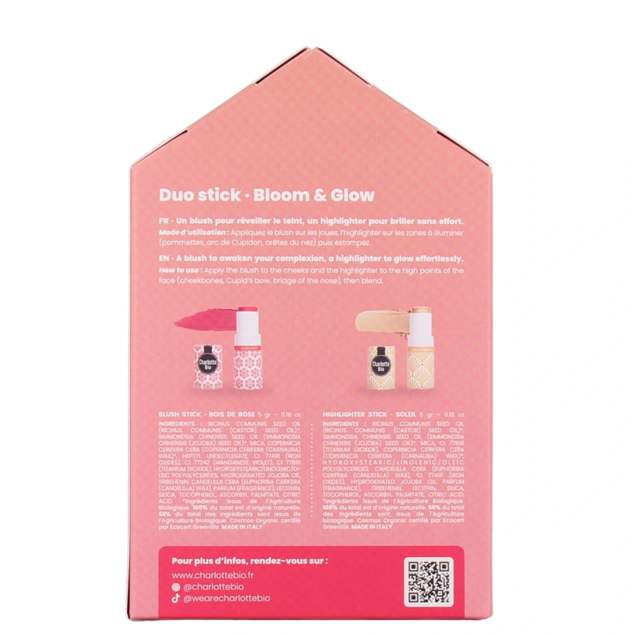 Charlotte Bio Coffret Duo Sticks - Vue 2
