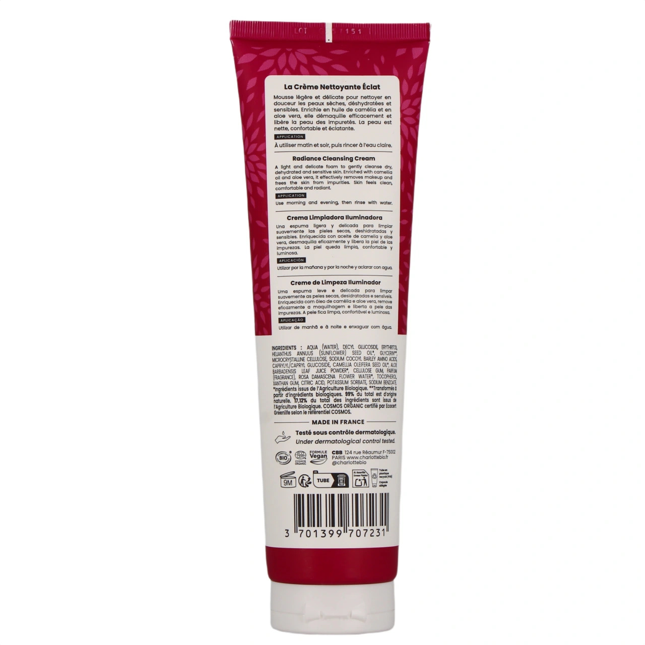 Charlotte Bio Crème Nettoyante - Vue 3