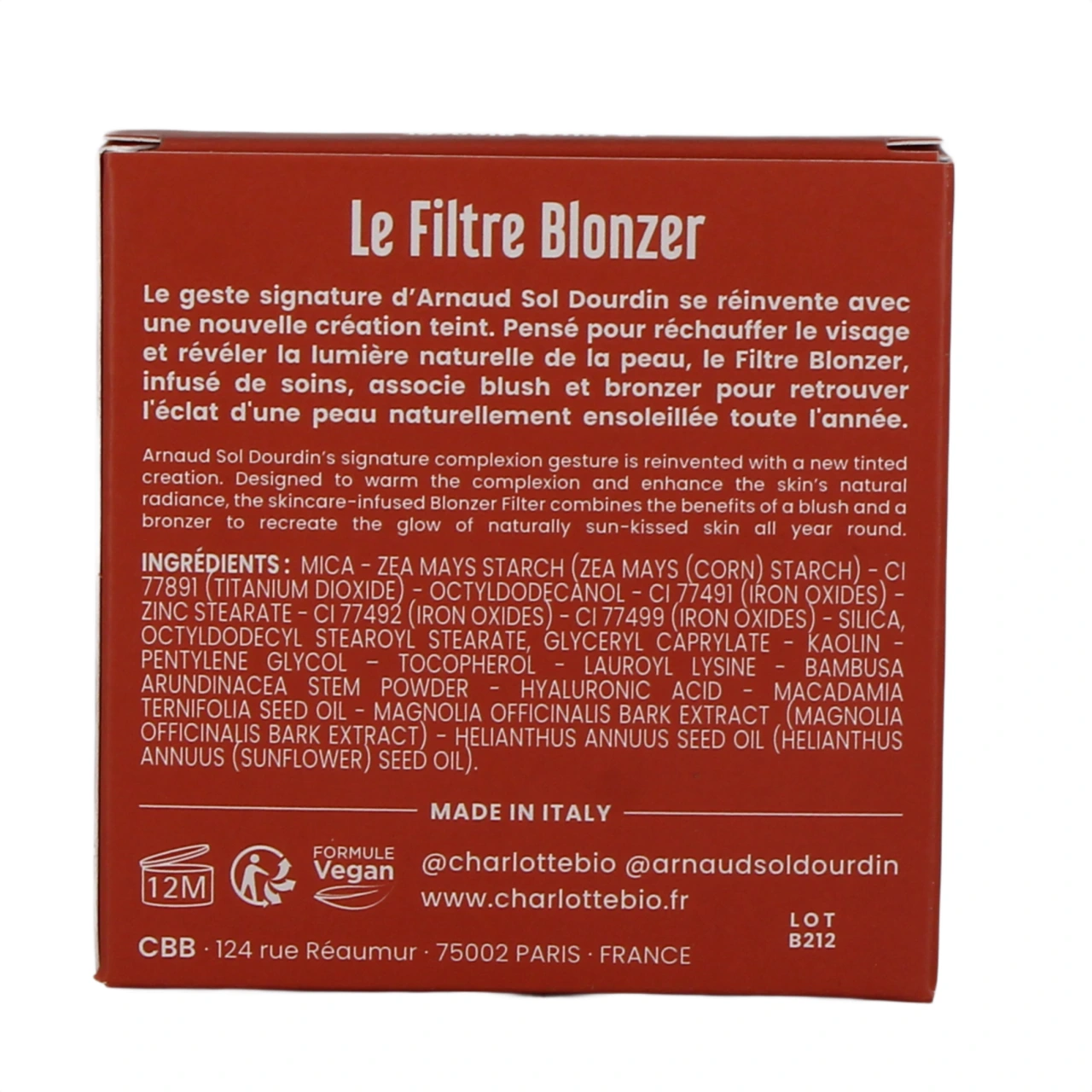 Charlotte Bio Filtre Blonzer - Vue 3
