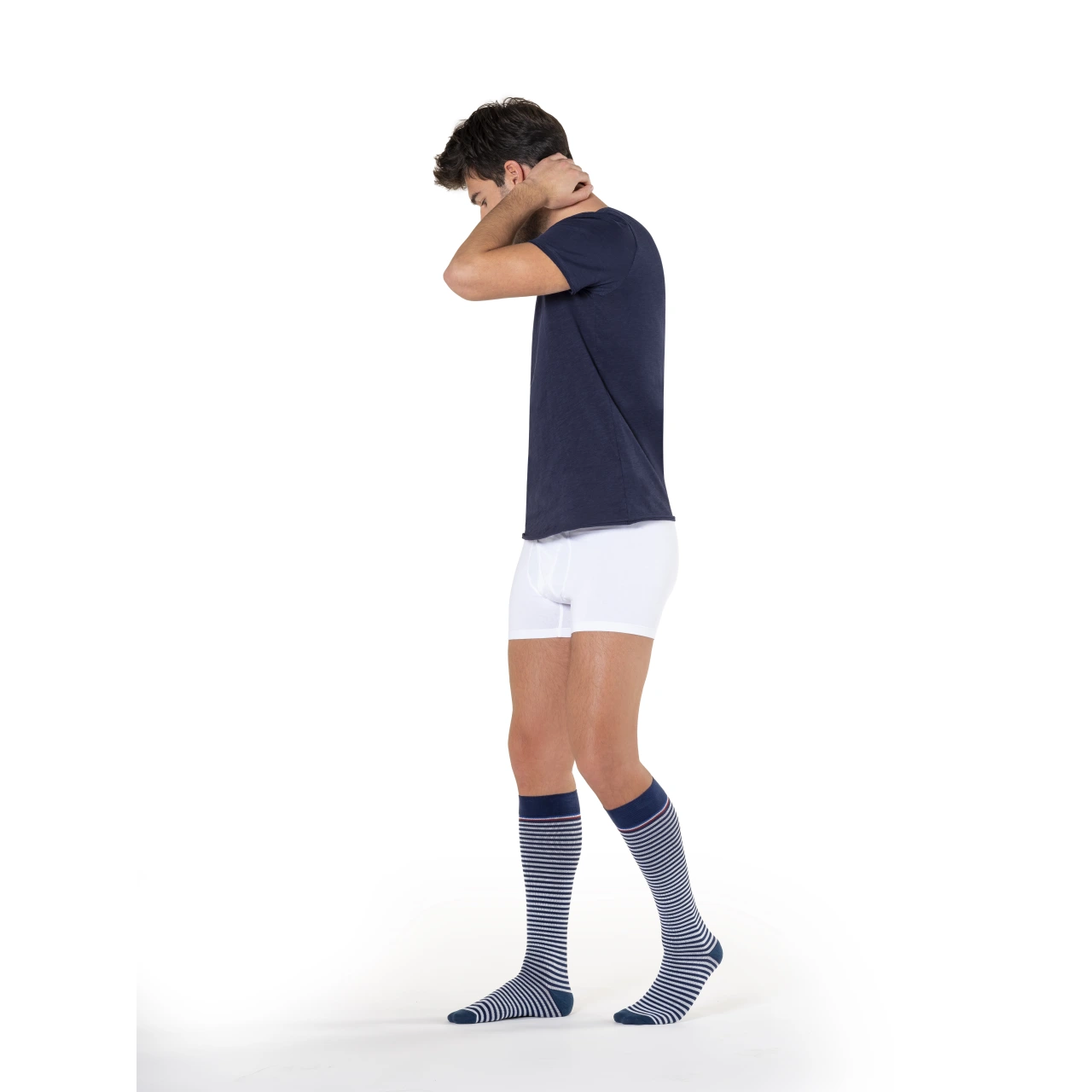 Sigvaris Chaussettes de Compression Classe 2 Styles Marinière - Sigvaris