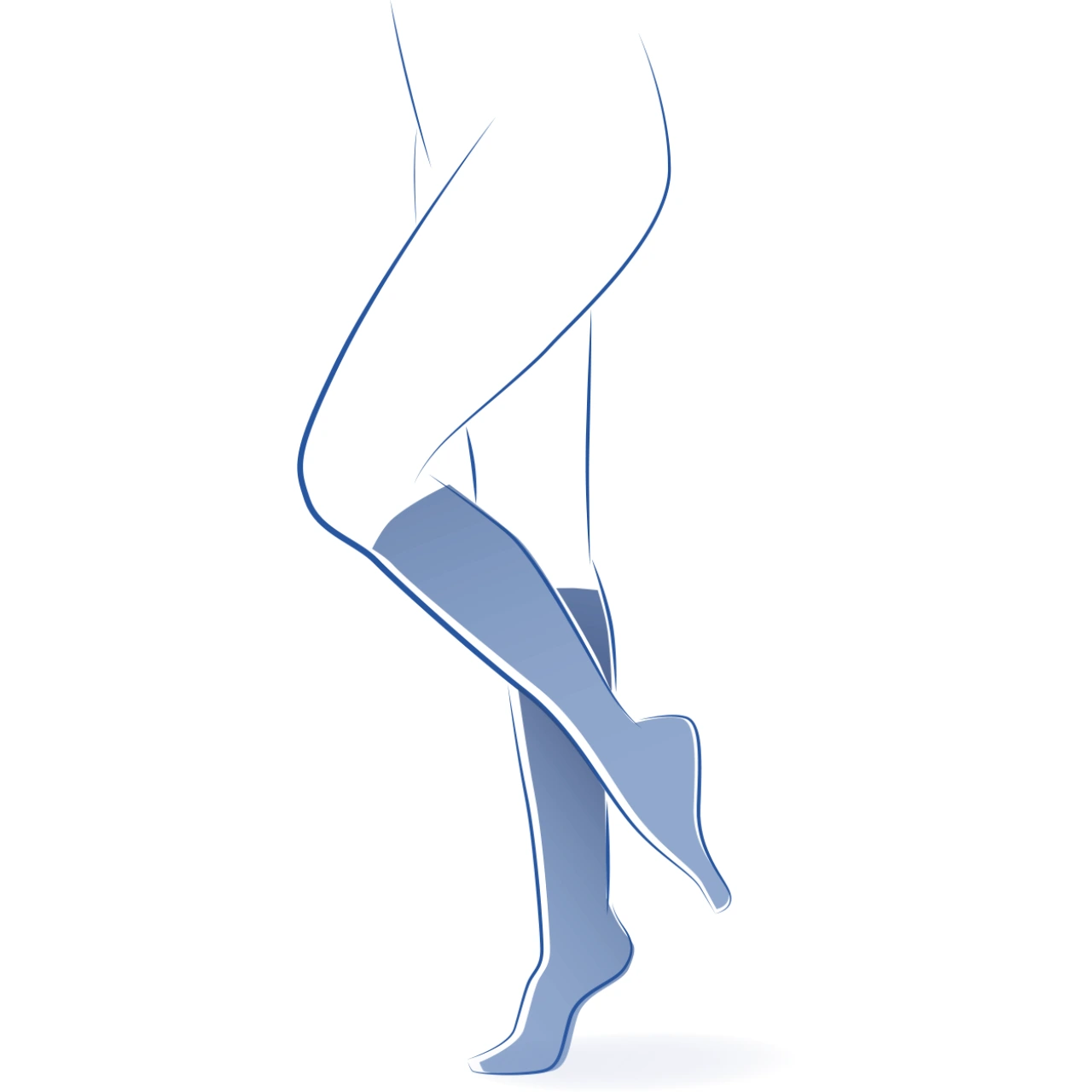 Thuasne Venoflex Secret Chaussettes de Contention Classe 3 - Vue 3