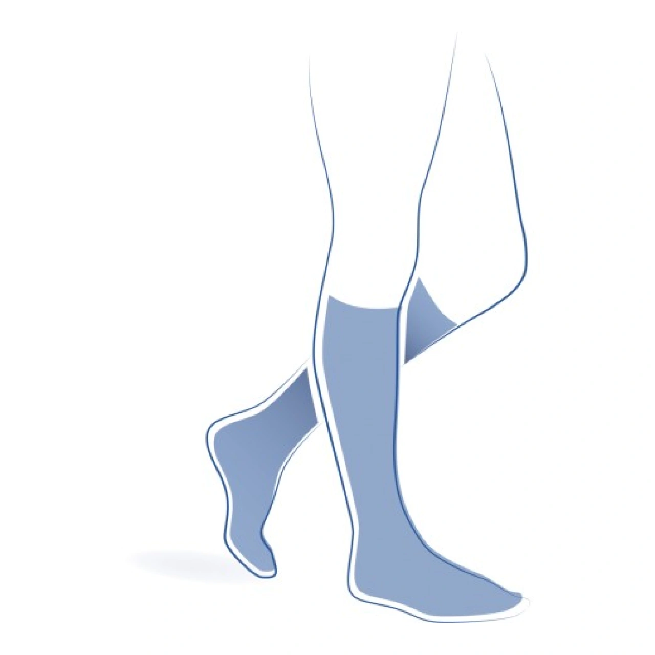 Thuasne Venoflex Secret Opaque Chaussettes de Contention Classe 2 - Vue 5