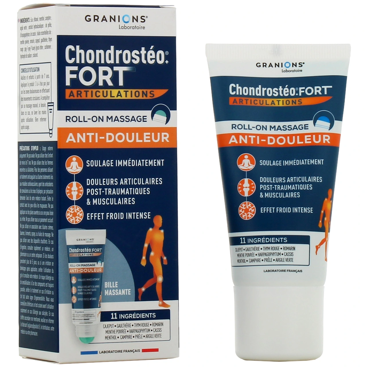 Chondrostéo Fort Roll-on Massage Anti-douleur - Chondrostéo