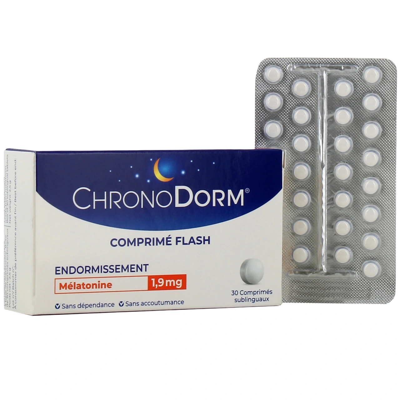 ChronoDorm Mélatonine 1,9mg - Biocodex