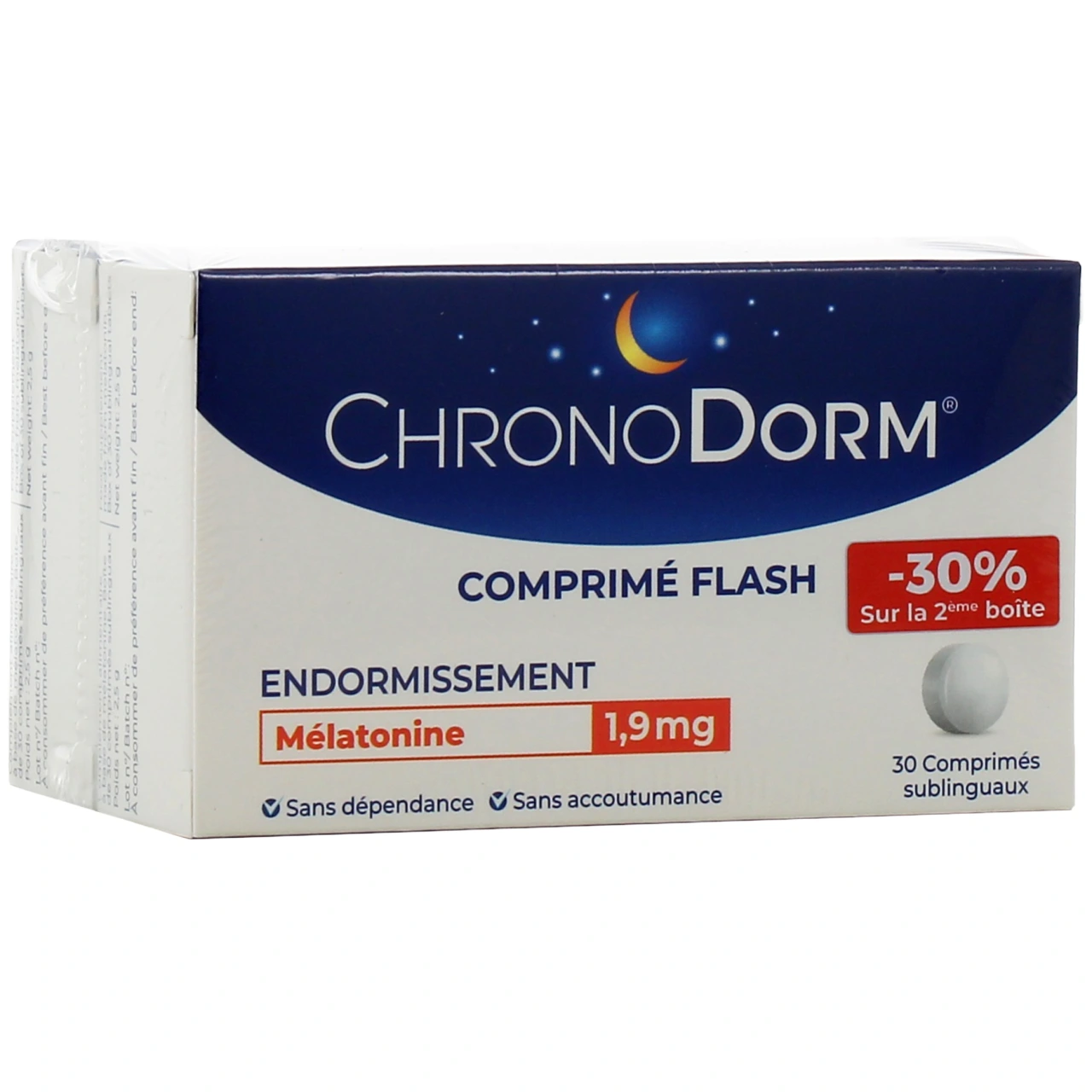 ChronoDorm Mélatonine 1,9mg - Vue 4