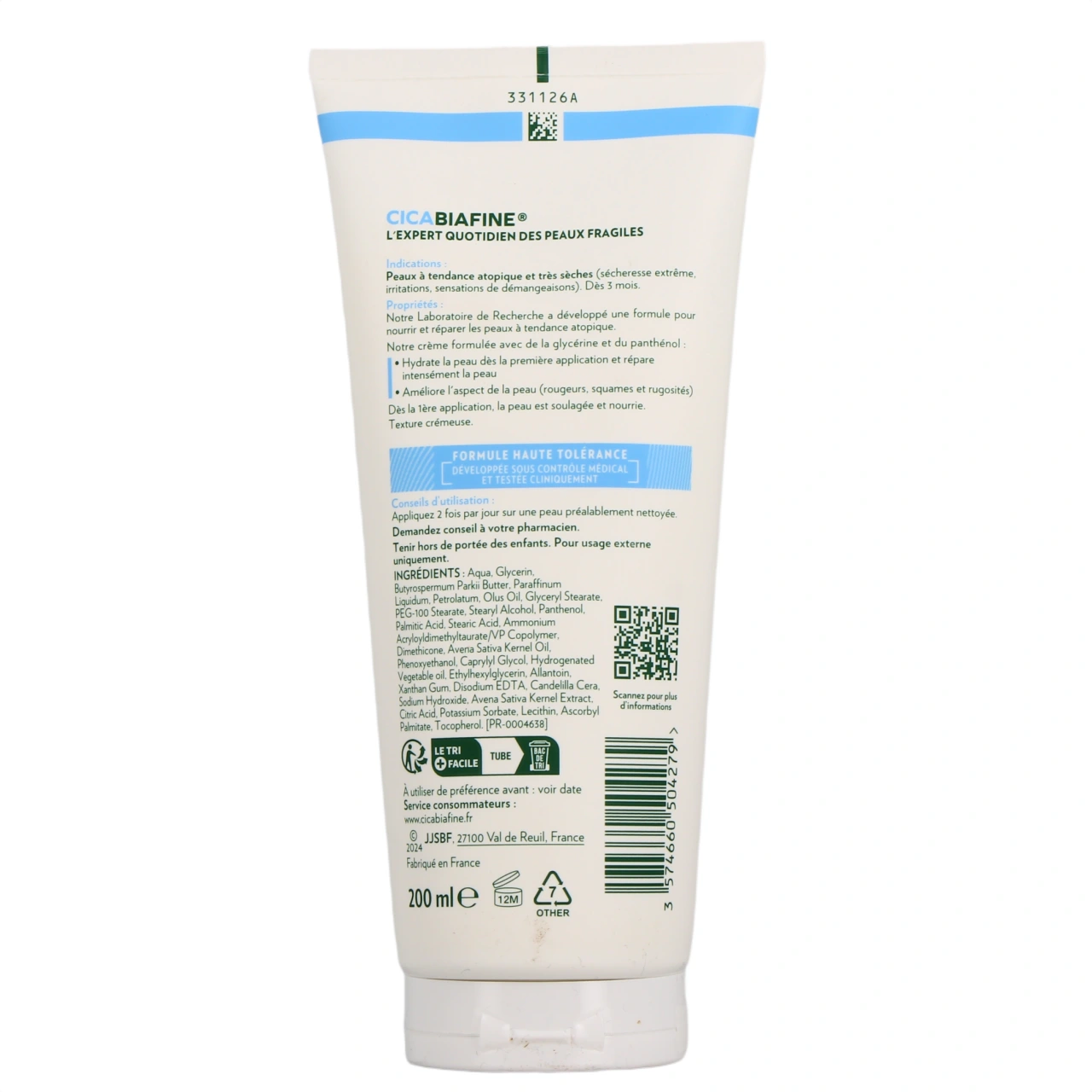 Cicabiafine Crème Corporelle Anti-Irritations - Vue 3