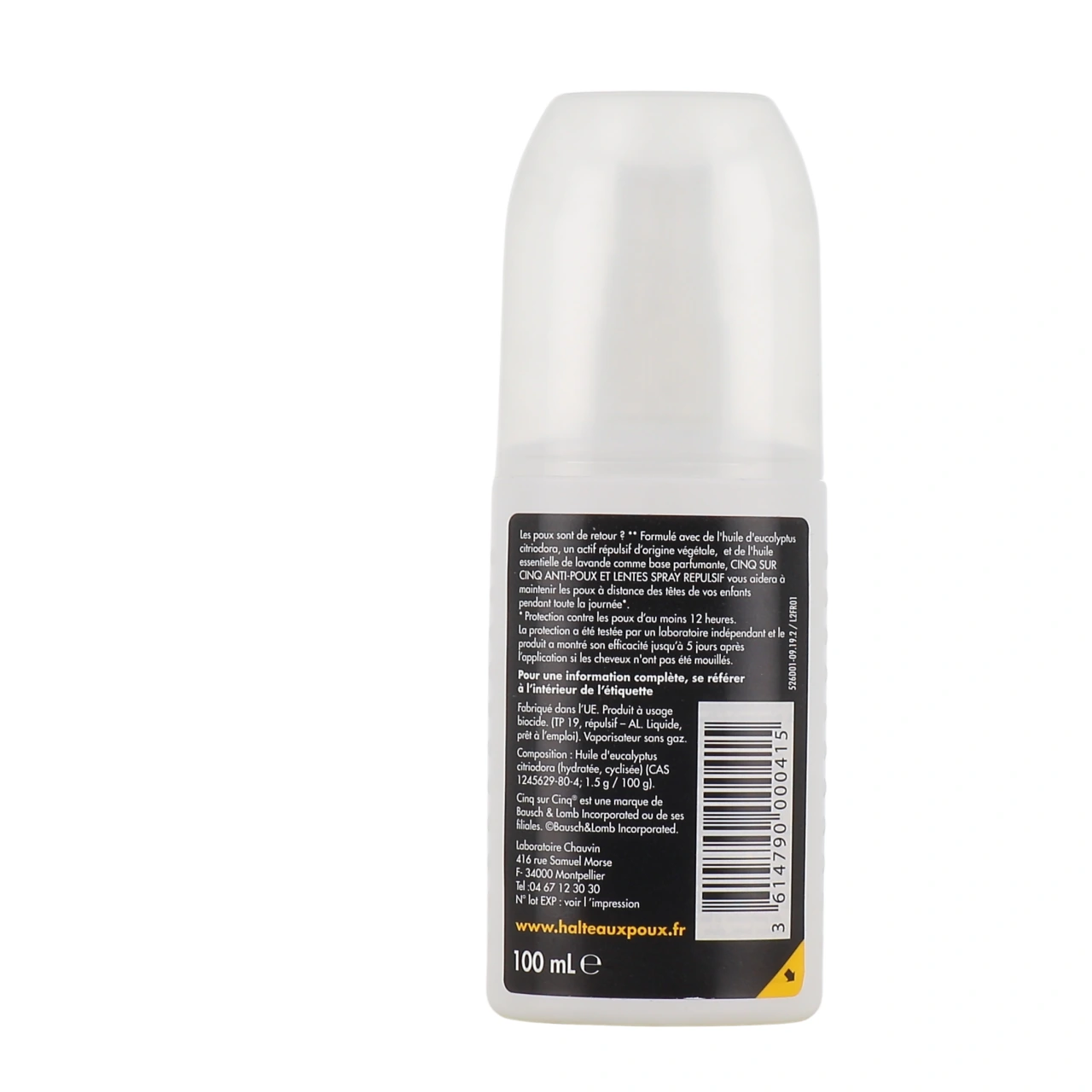 Cinq sur Cinq Spray Répulsif Anti-Poux et Lentes - Vue 3