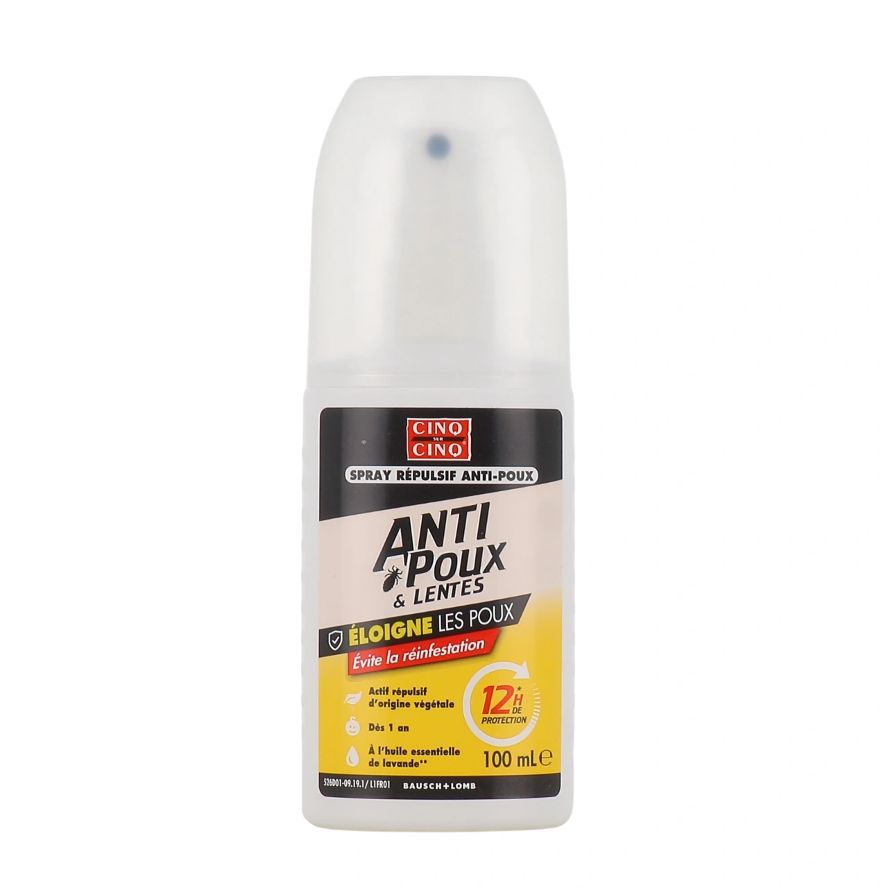 Cinq sur Cinq Spray Répulsif Anti-Poux et Lentes - Vue 2