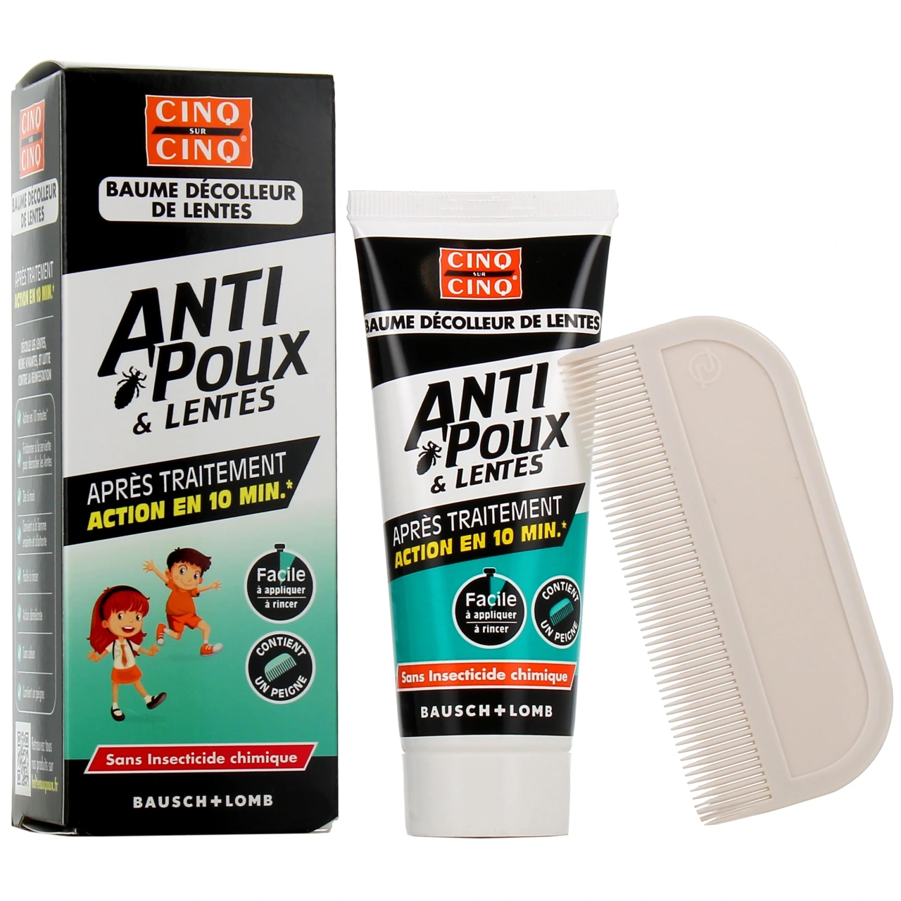 Cinq Sur Cinq Anti Poux & Lentes Baume Décolleur de Lentes - Cinq sur Cinq