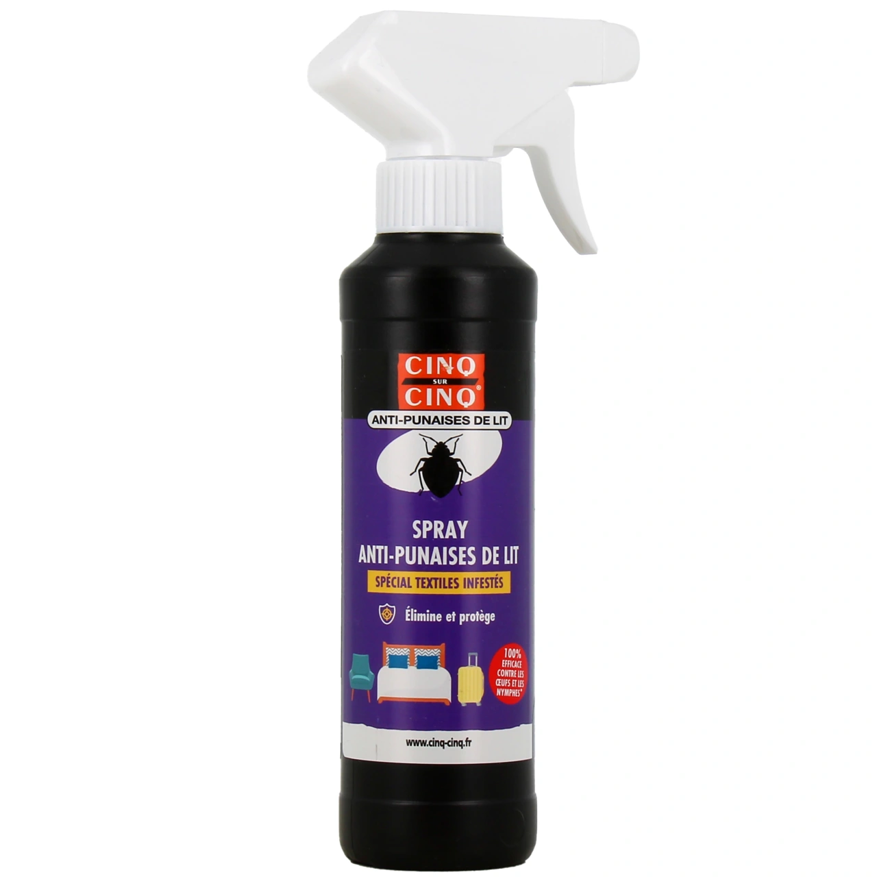 Cinq sur Cinq Spray Anti-Punaises de Lit - Vue 4