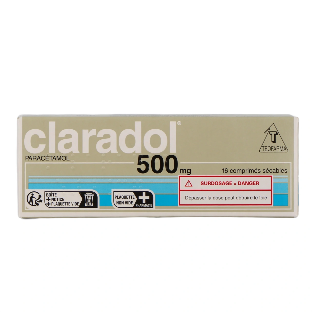 Claradol Paracétamol 500 mg - Vue 2