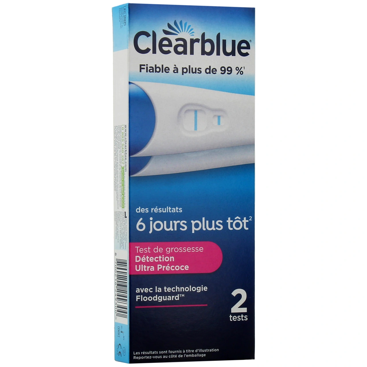 Clearblue Early Test de Grossesse Détection Précoce - Vue 4