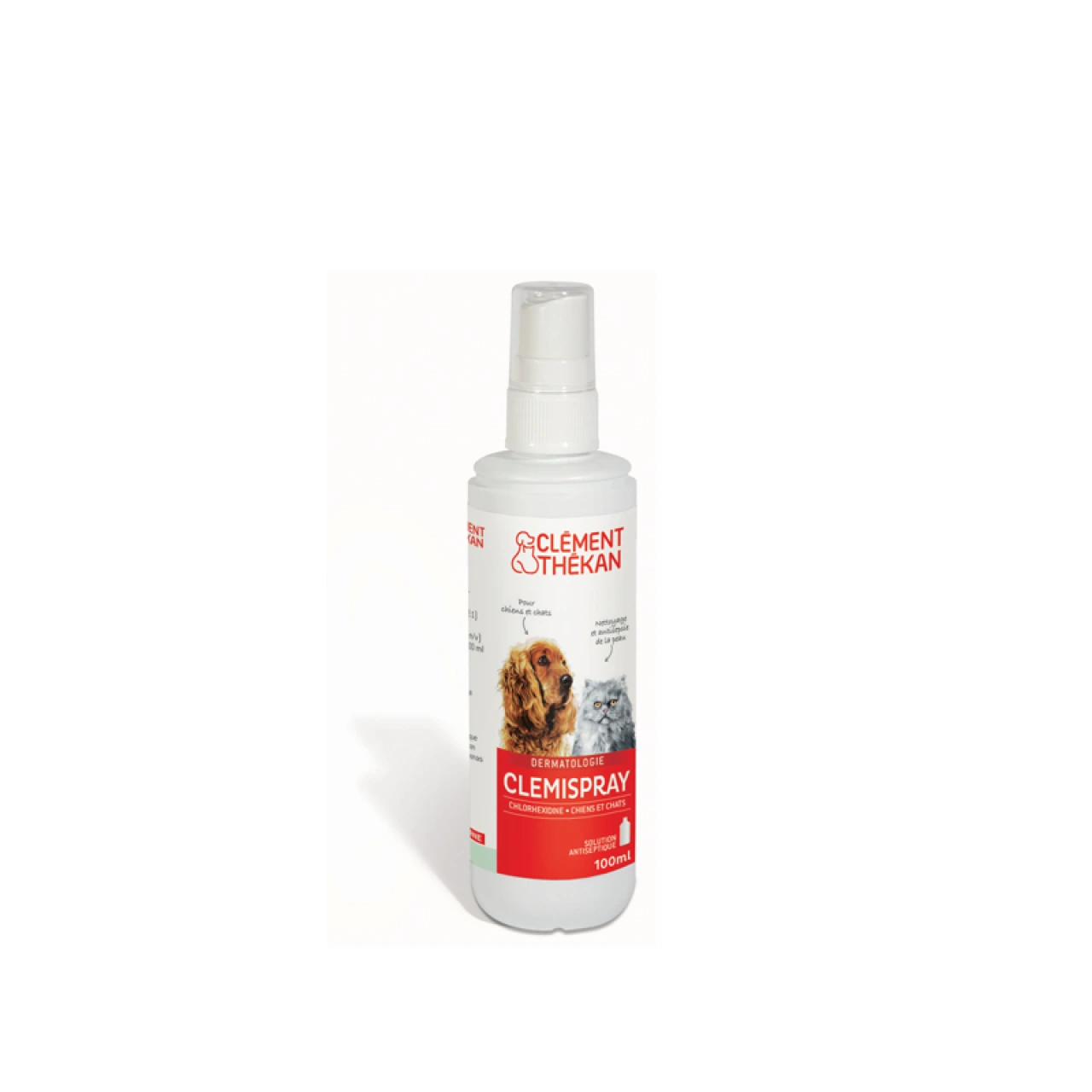 Clément Thékan Clemispray Solution Antiseptique Chiens et Chats - Clément Thékan