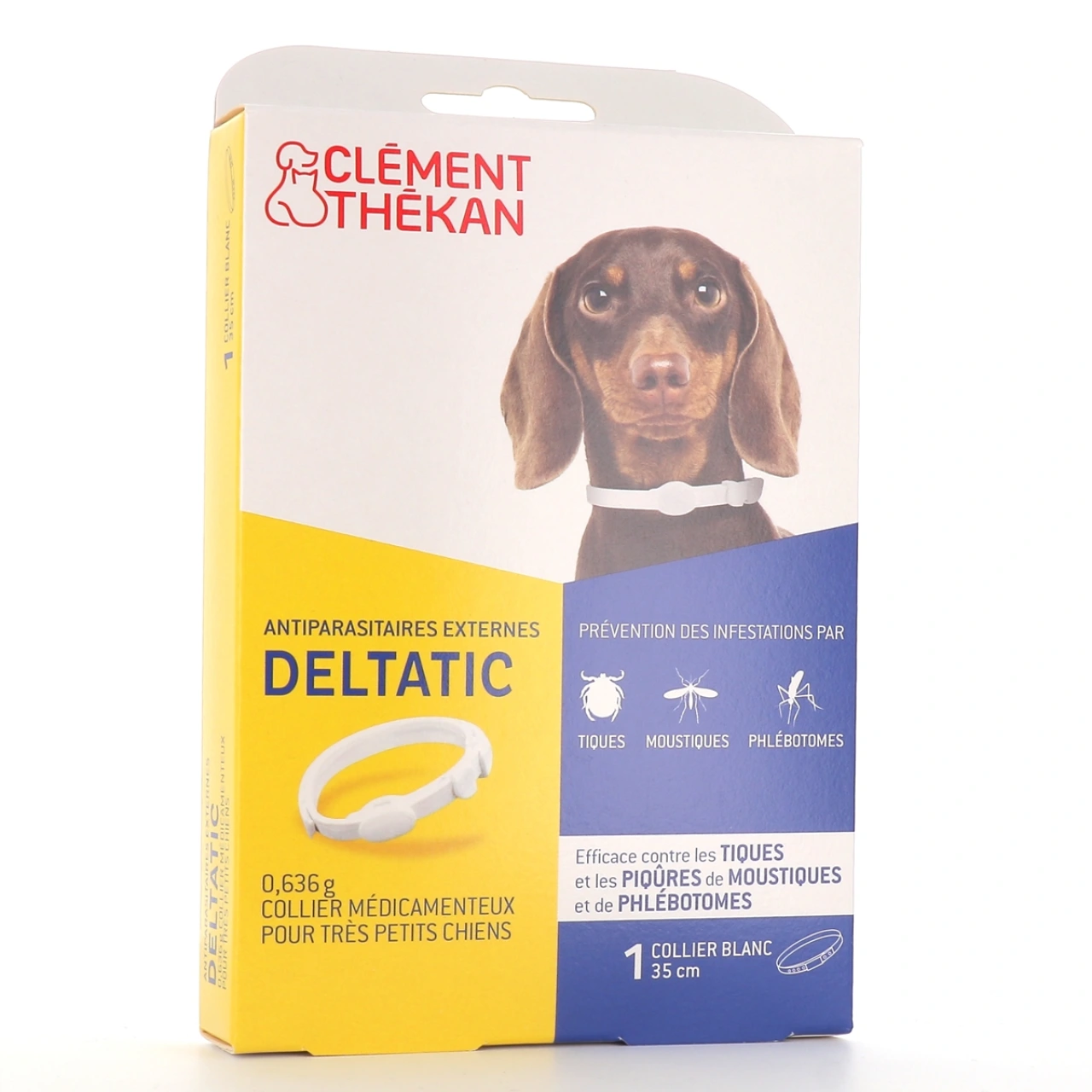 Clément Thékan Collier Antiparasitaires Deltatic pour Chien - Clément Thékan