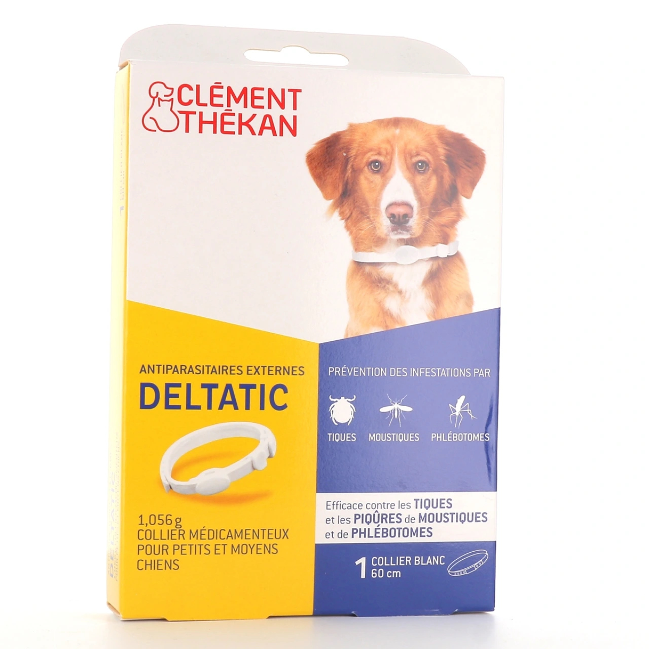 Clément Thékan Collier Antiparasitaires Deltatic pour Chien - Vue 3