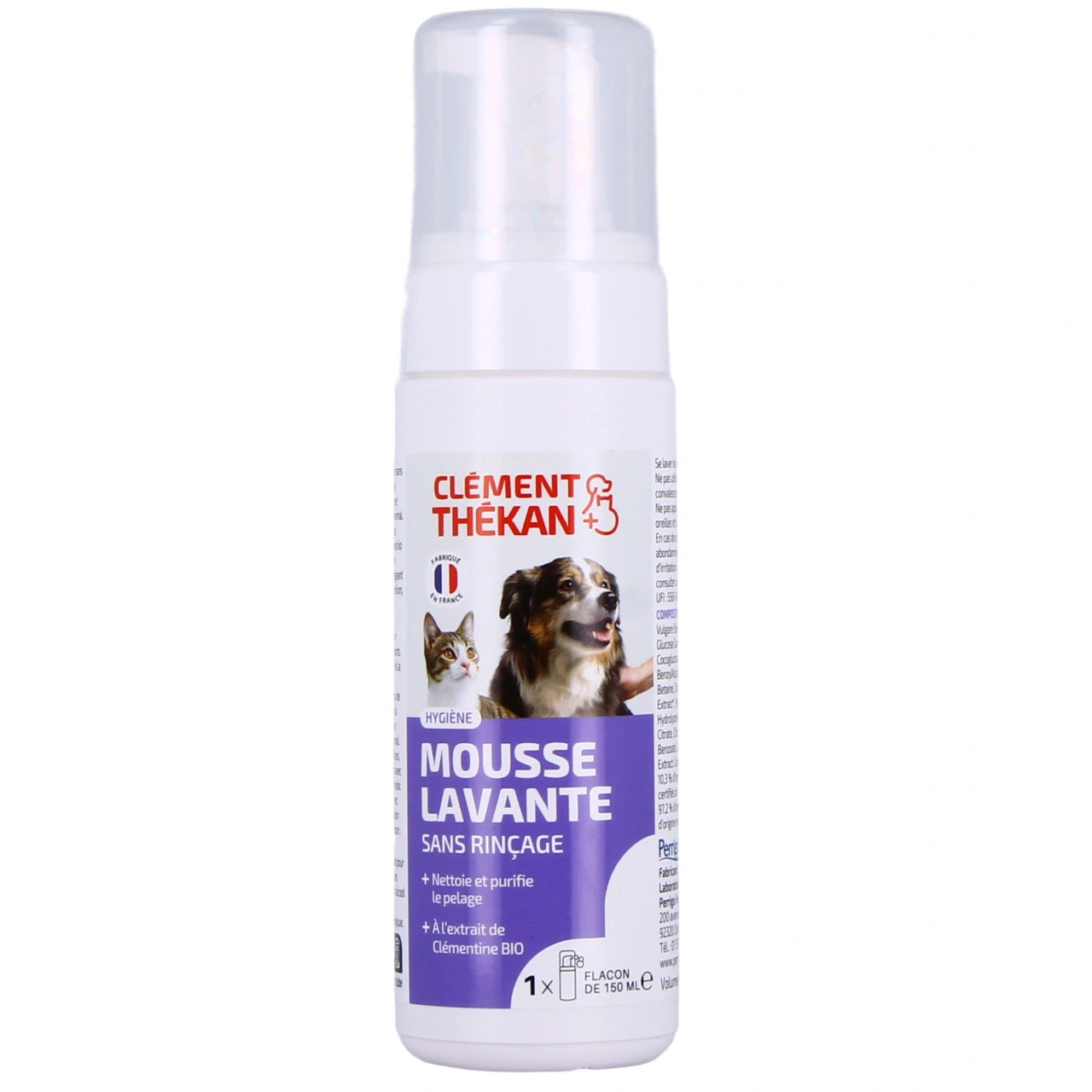 Clément Thékan Vétosan Mousse Lavante sans Rinçage - Clément Thékan