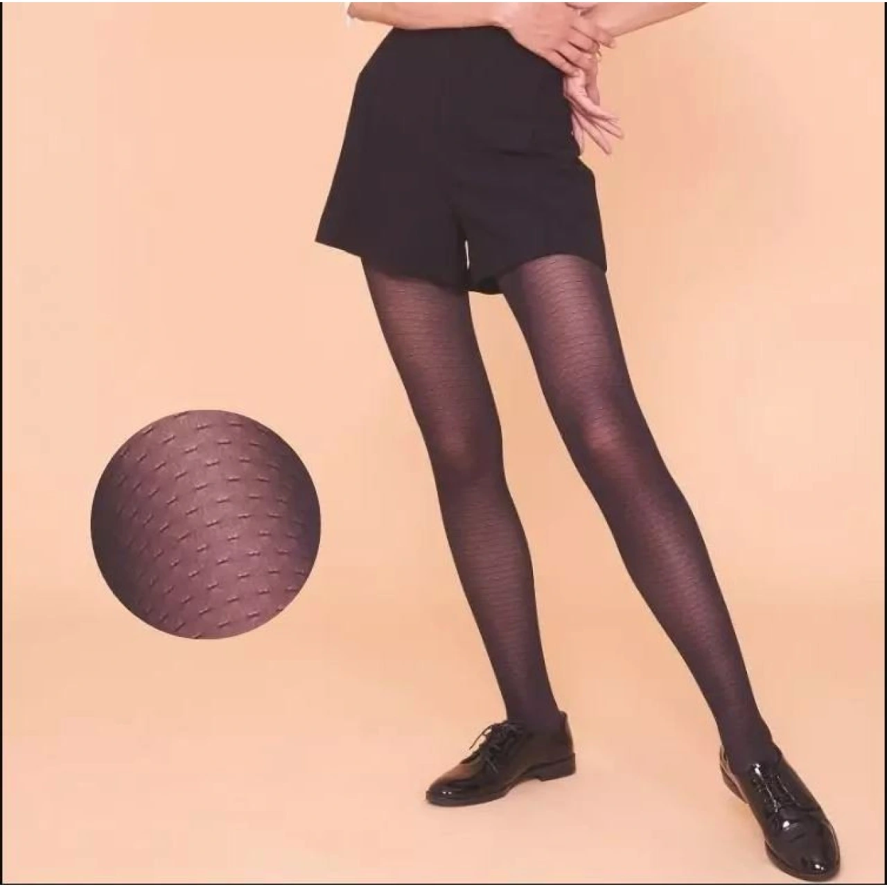 Collant Microvoile Motifs Classe 2 Radiante - Vue 5
