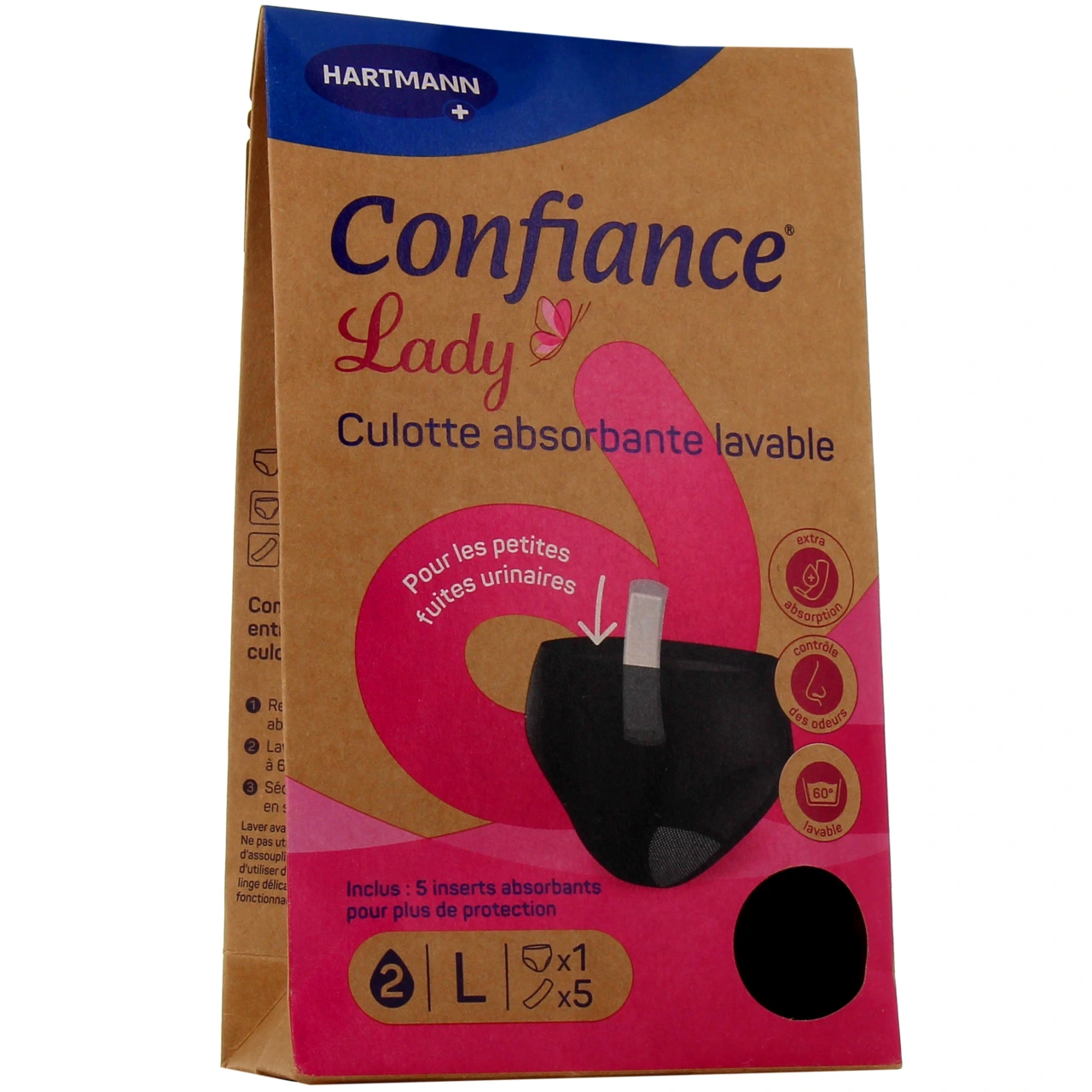 Confiance Lady Culotte Absorbante Lavable - Vue 2