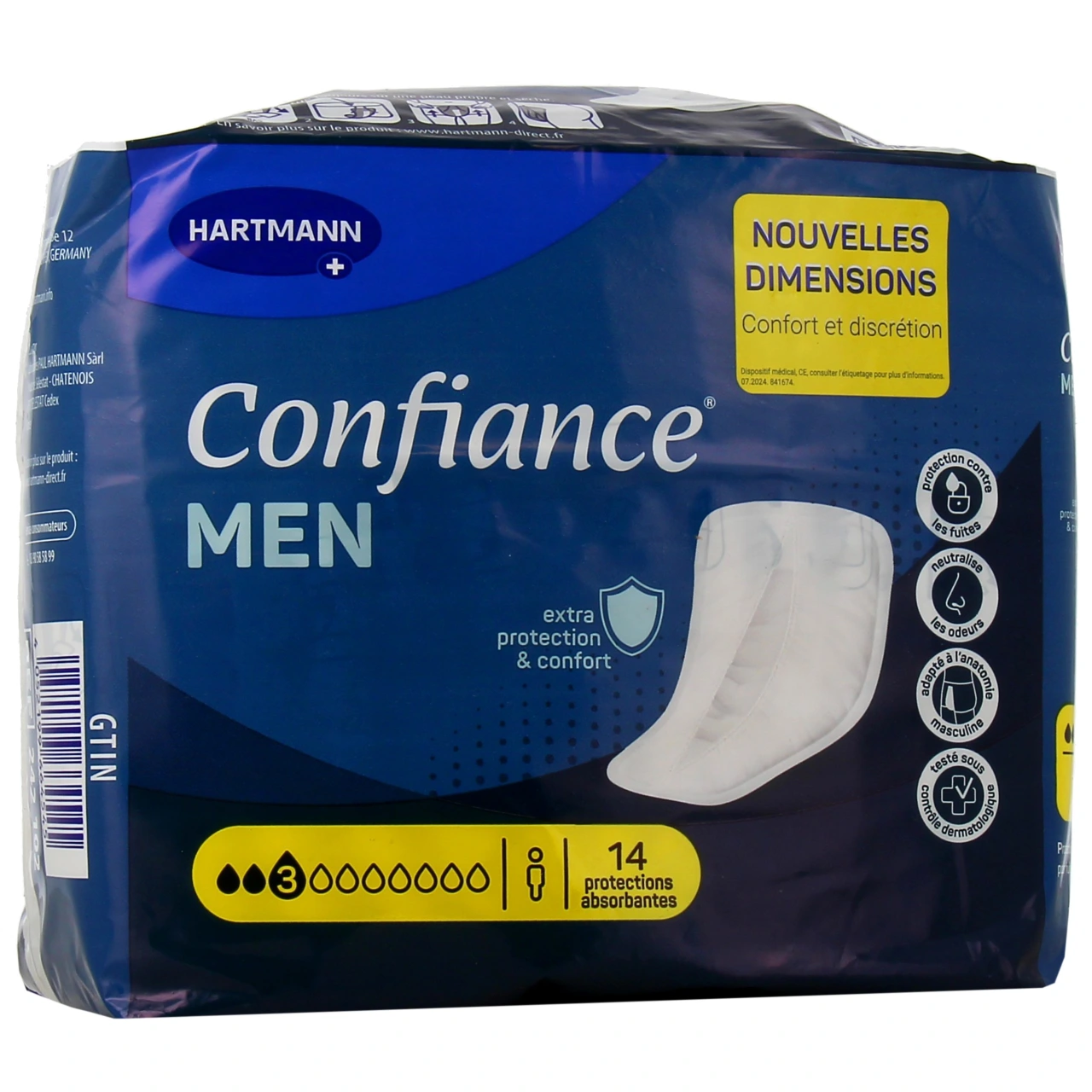 Confiance Men Protections Absorbantes - Vue 4