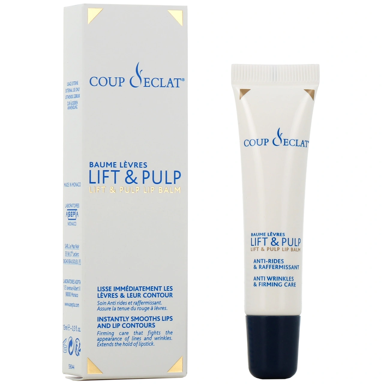 Coup d'Éclat Baume Lèvres Lift & Pulp - Asepta