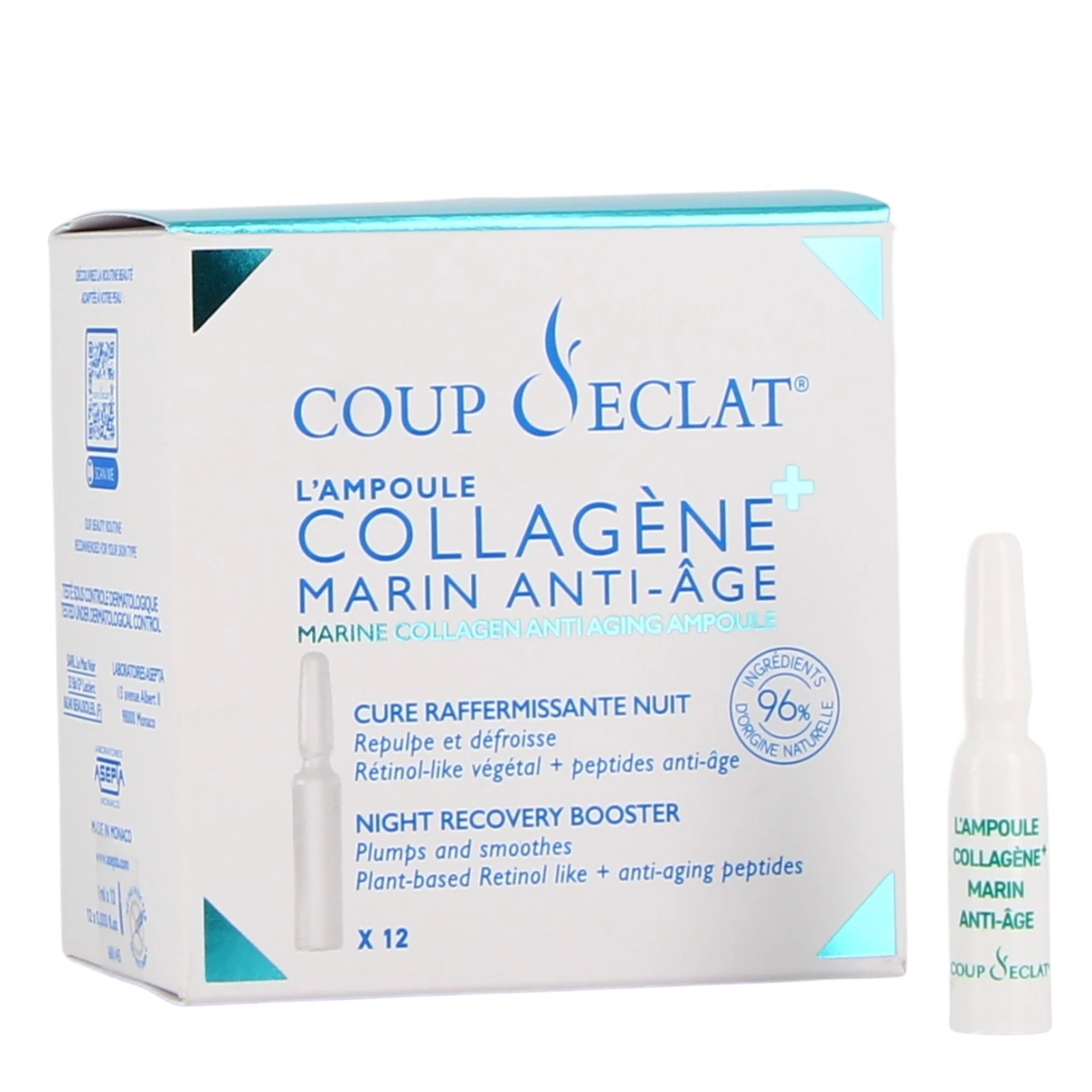 Coup d'éclat L'Ampoule Collagène Marin Anti-âge - Asepta