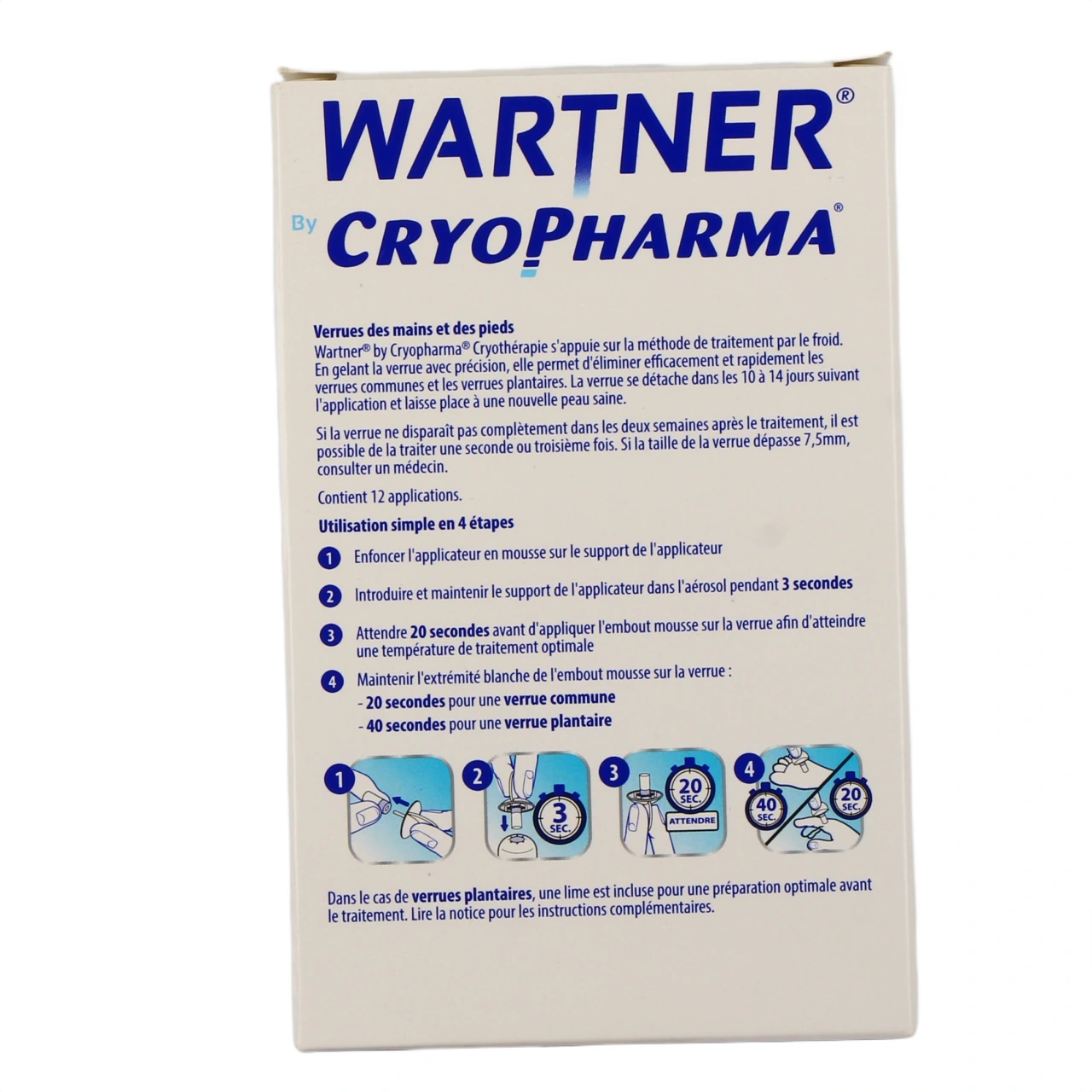 Cryopharma Wartner Verrues mains et pieds - Vue 3