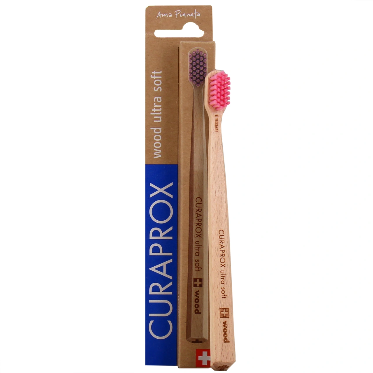 Curaprox Brosse à dents Wood Ultra Soft - Curaprox