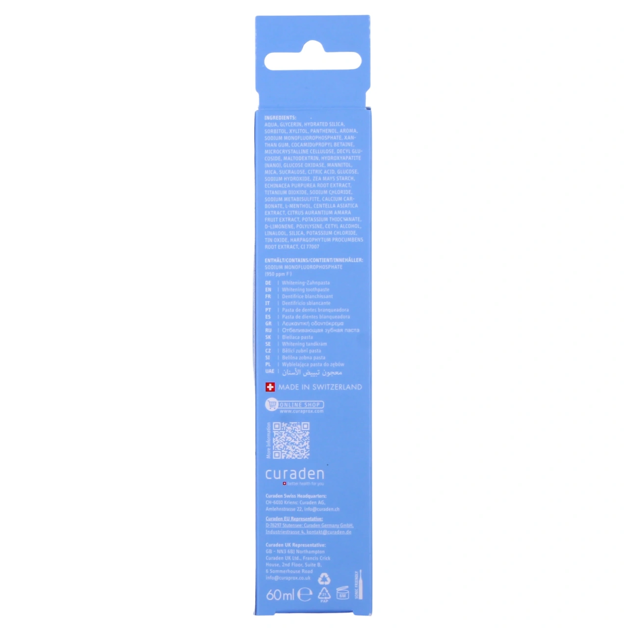 Curaprox Dentifrice Be You - Vue 16