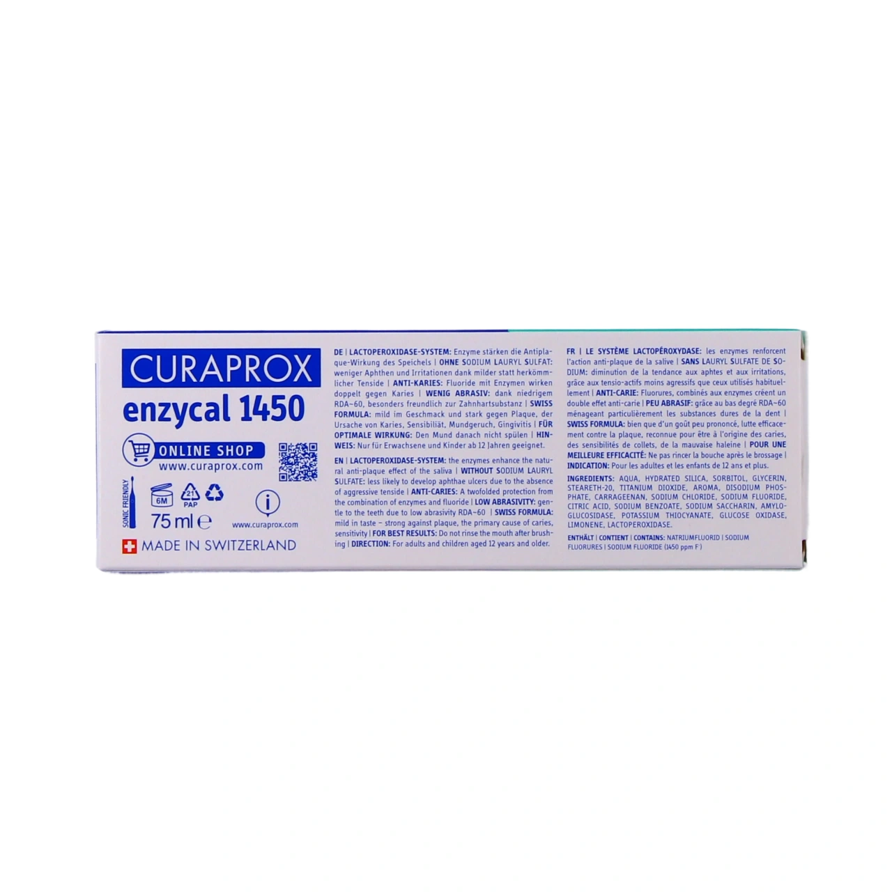 Curaprox Dentifrice Enzycal 1450 - Vue 3