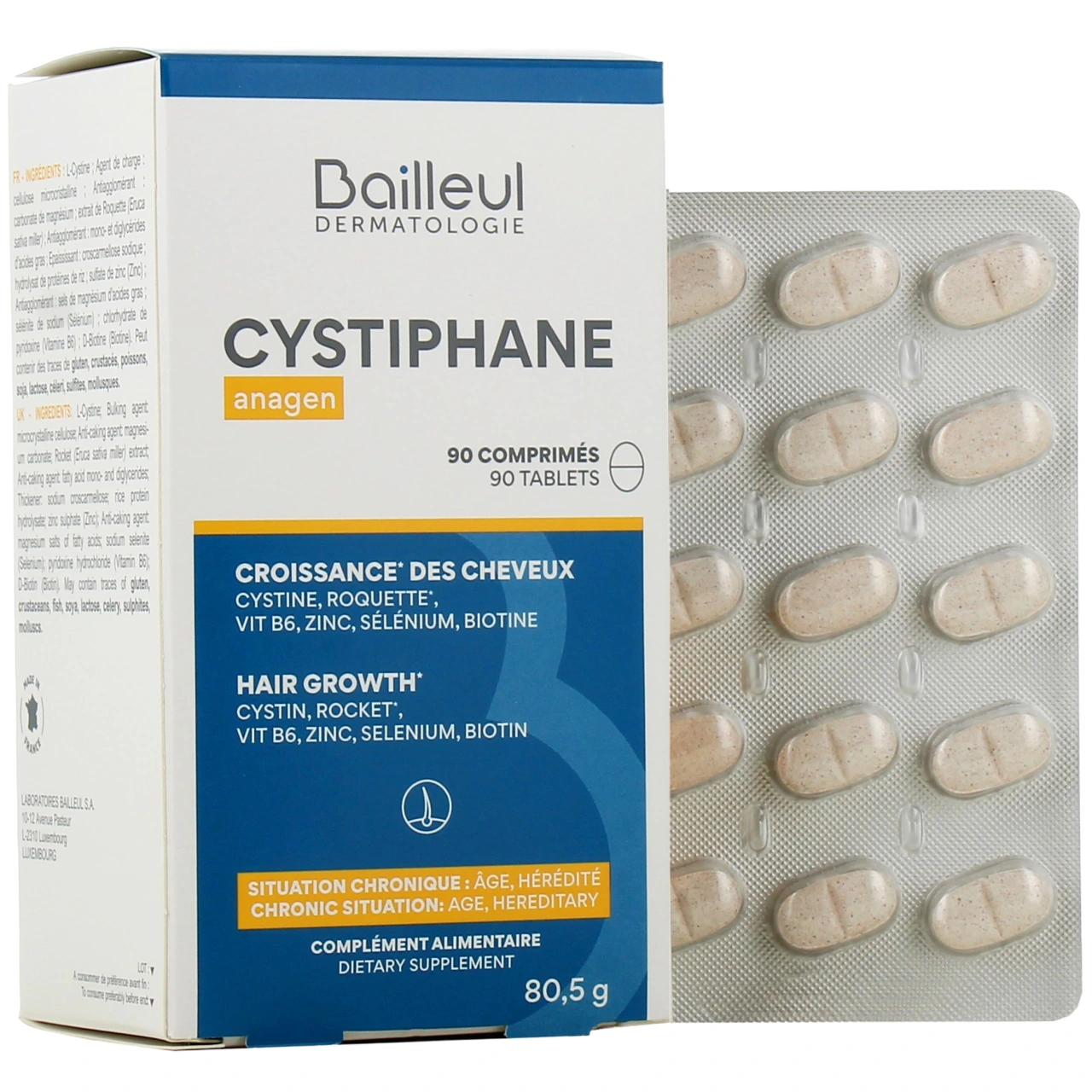 Cystiphane Anagen Situation Chronique - Bailleul
