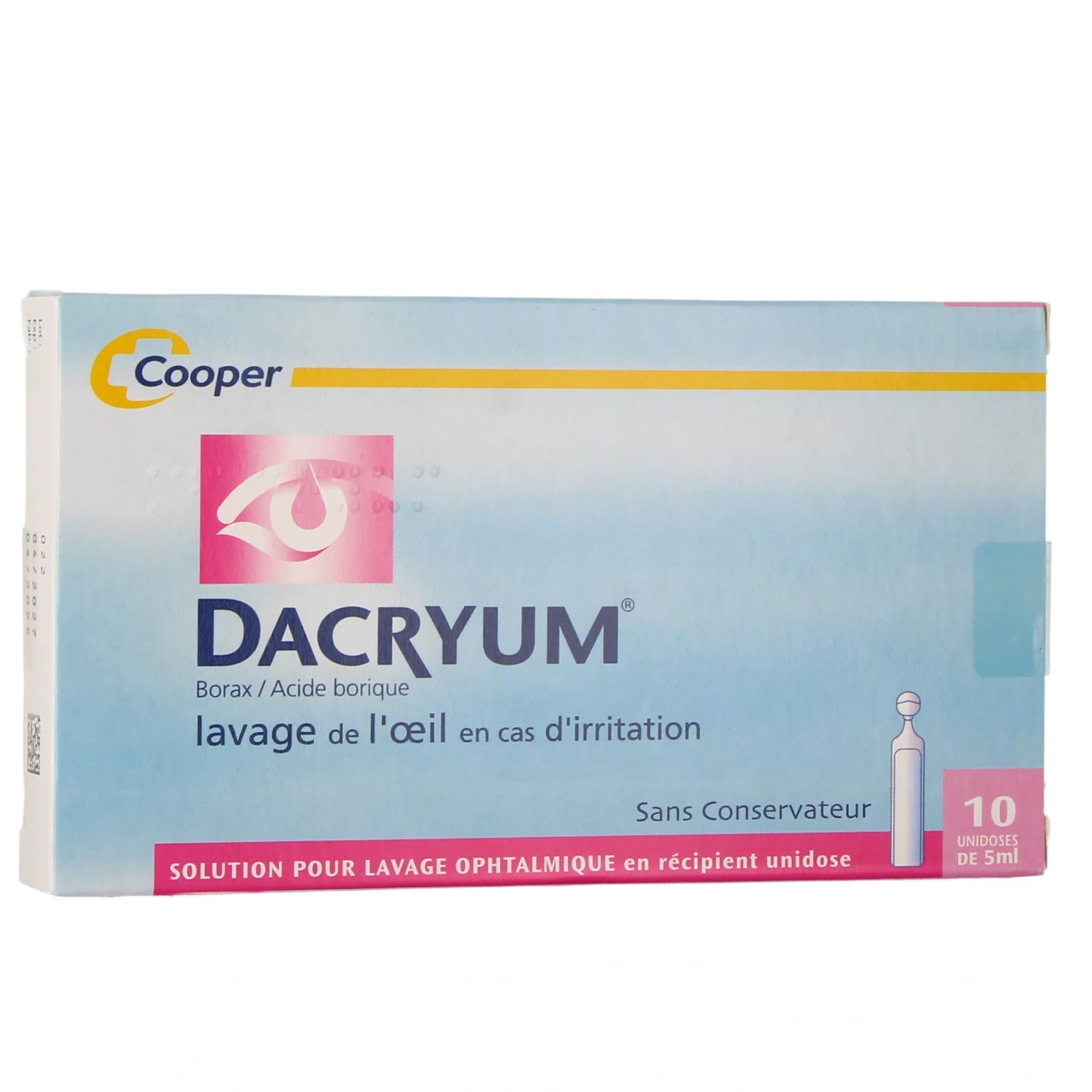 Dacryum Solution pour Lavage Ophtalmique - Johnson et Johnson