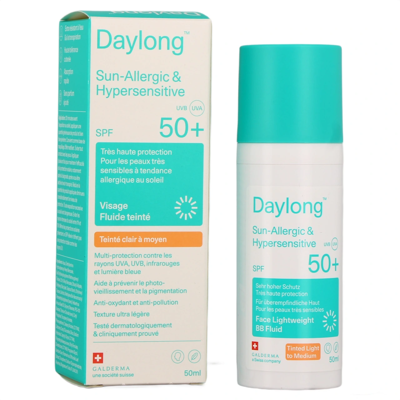 Daylong Sun-Allergic Hypersensitive BB Fluide Teinté SPF50+ - Daylong