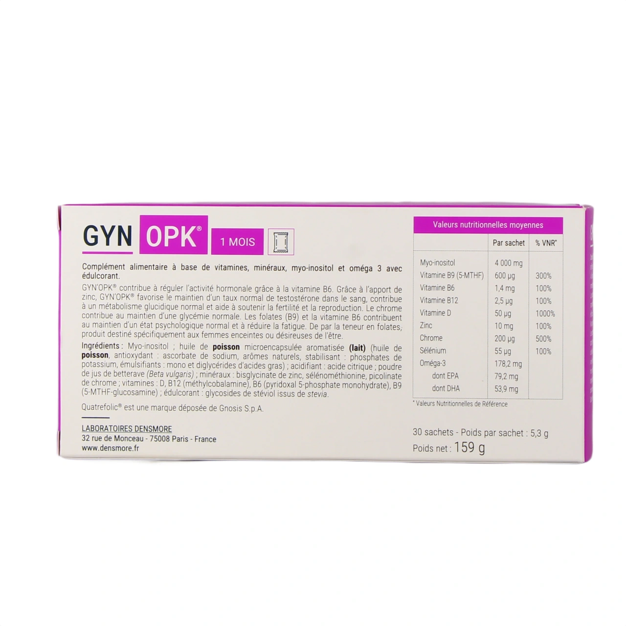 Densmore Gyn OPK Régulation Hormonale - Vue 3