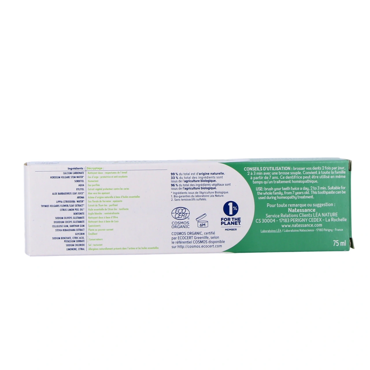 Dentifrice Natessance - Vue 9