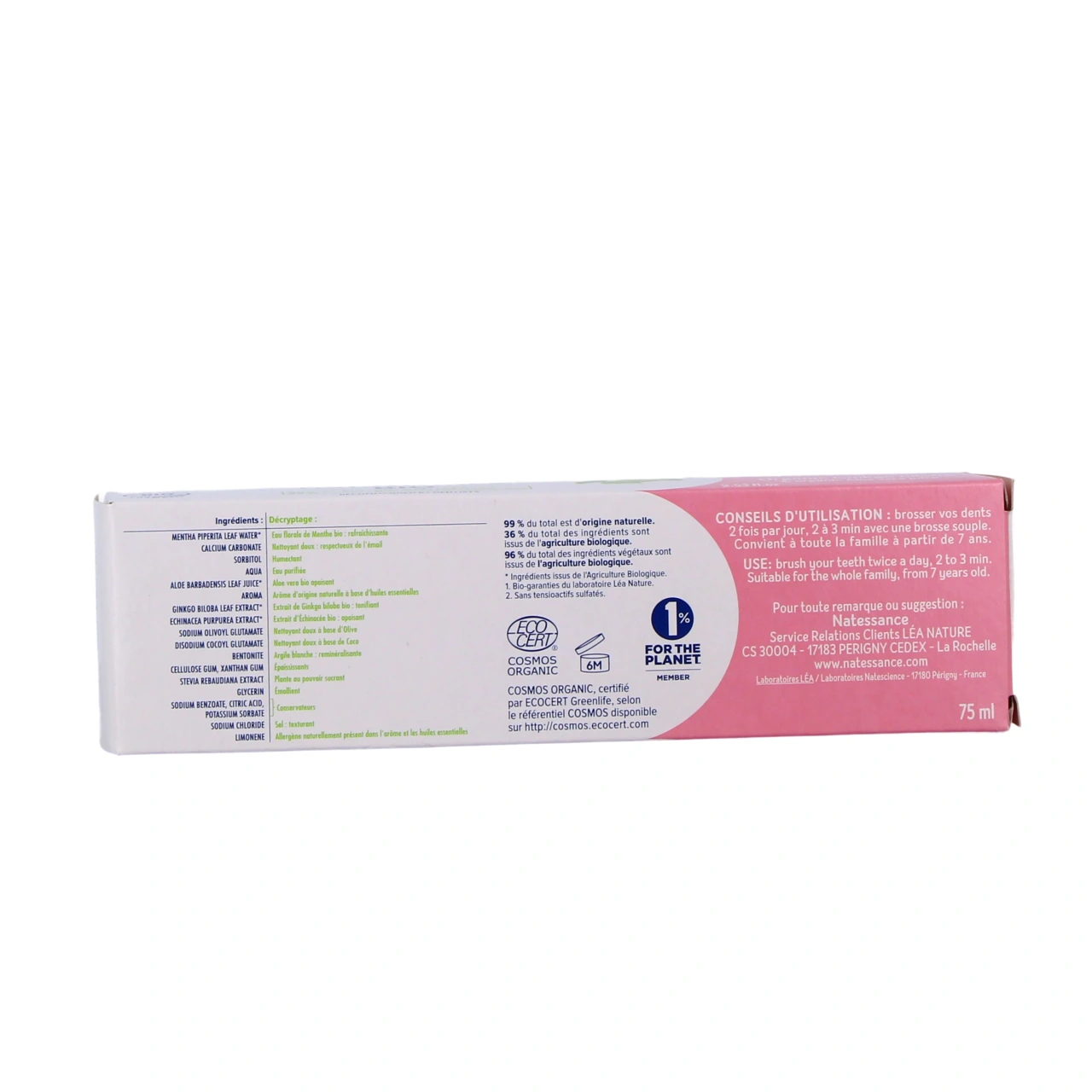 Dentifrice Natessance - Vue 6