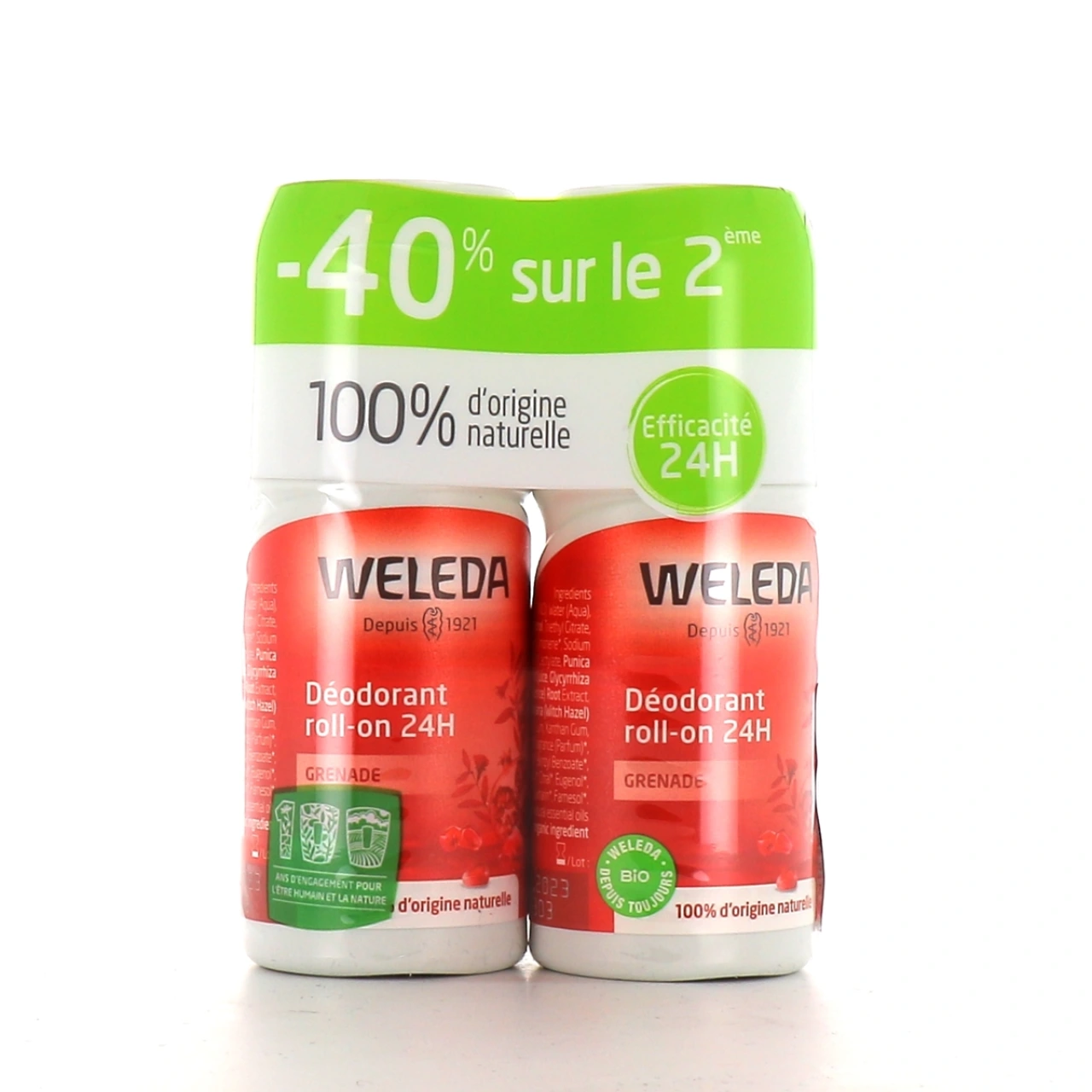 Weleda Déodorant Roll-on 24h Grenade - Vue 4