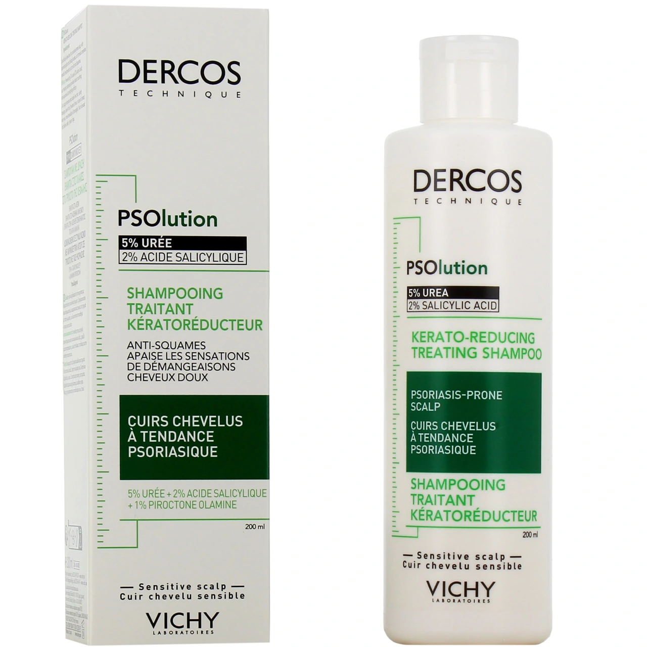 Dercos PSOlution Shampooing traitant kératoréducteur - Dercos