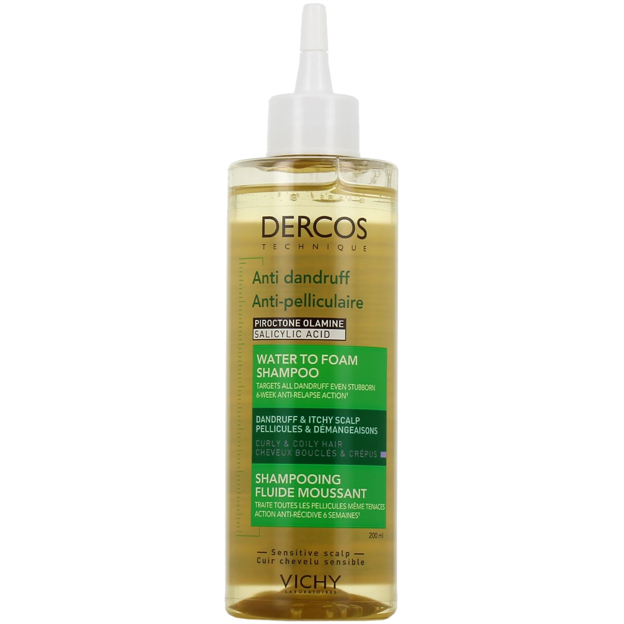 Dercos Shampooing Fluide Moussant Anti-Pelliculaire - Dercos