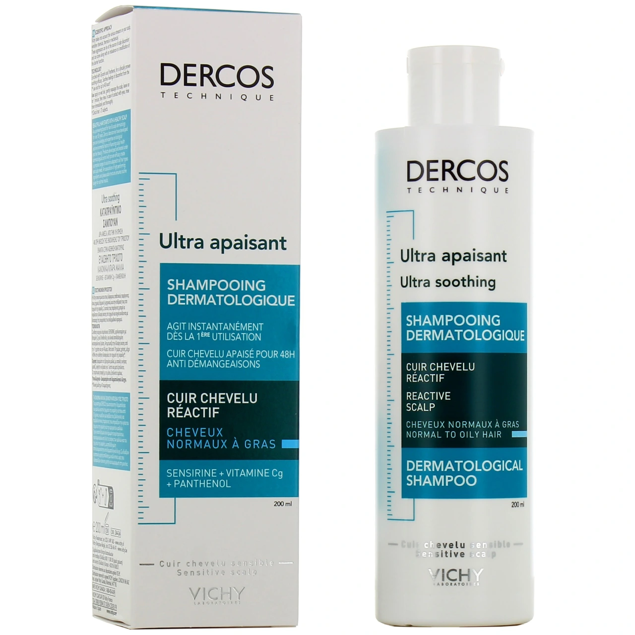 Dercos Shampooing Traitant Ultra Apaisant - Dercos