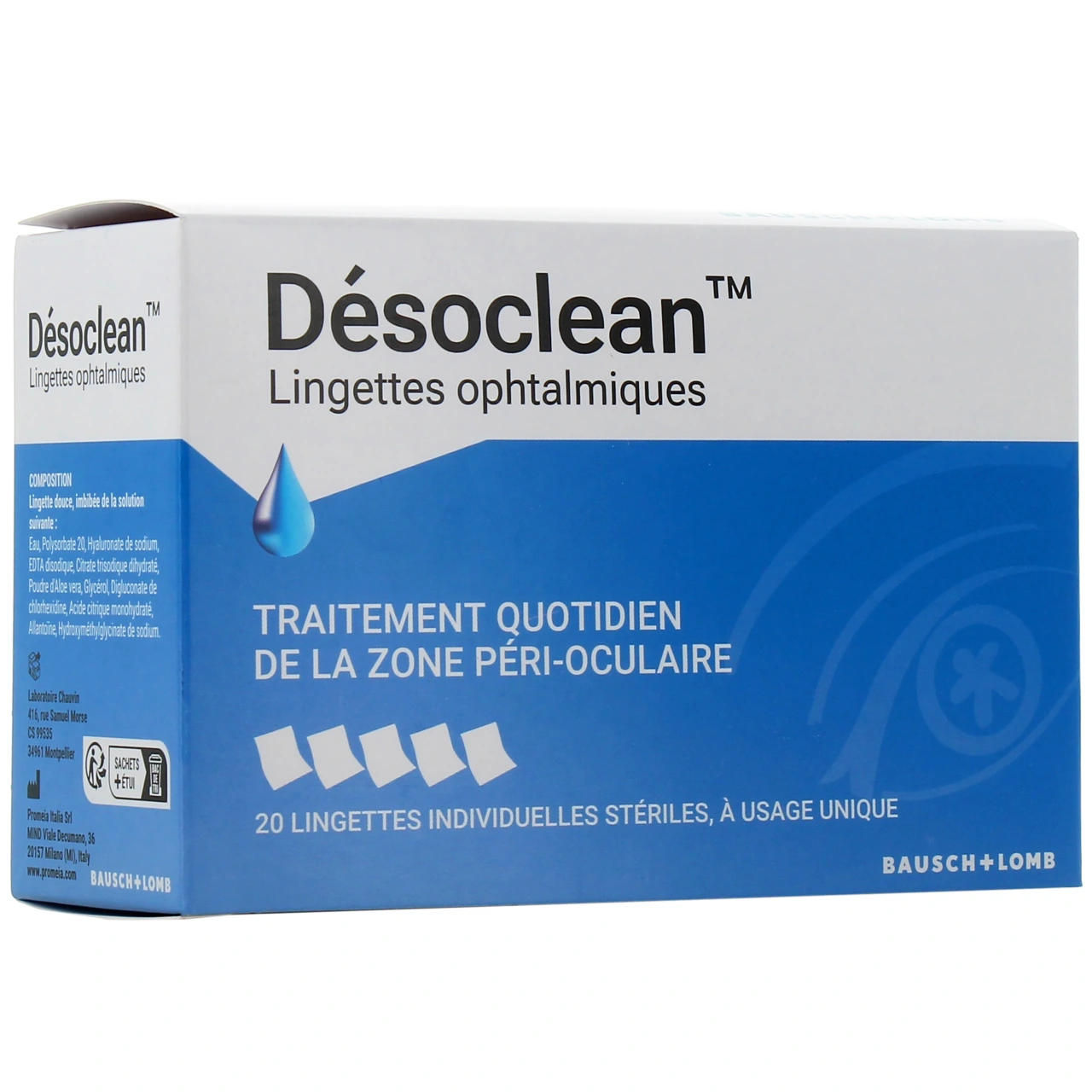 Désoclean Lingettes Ophtalmiques - Bausch and Lomb