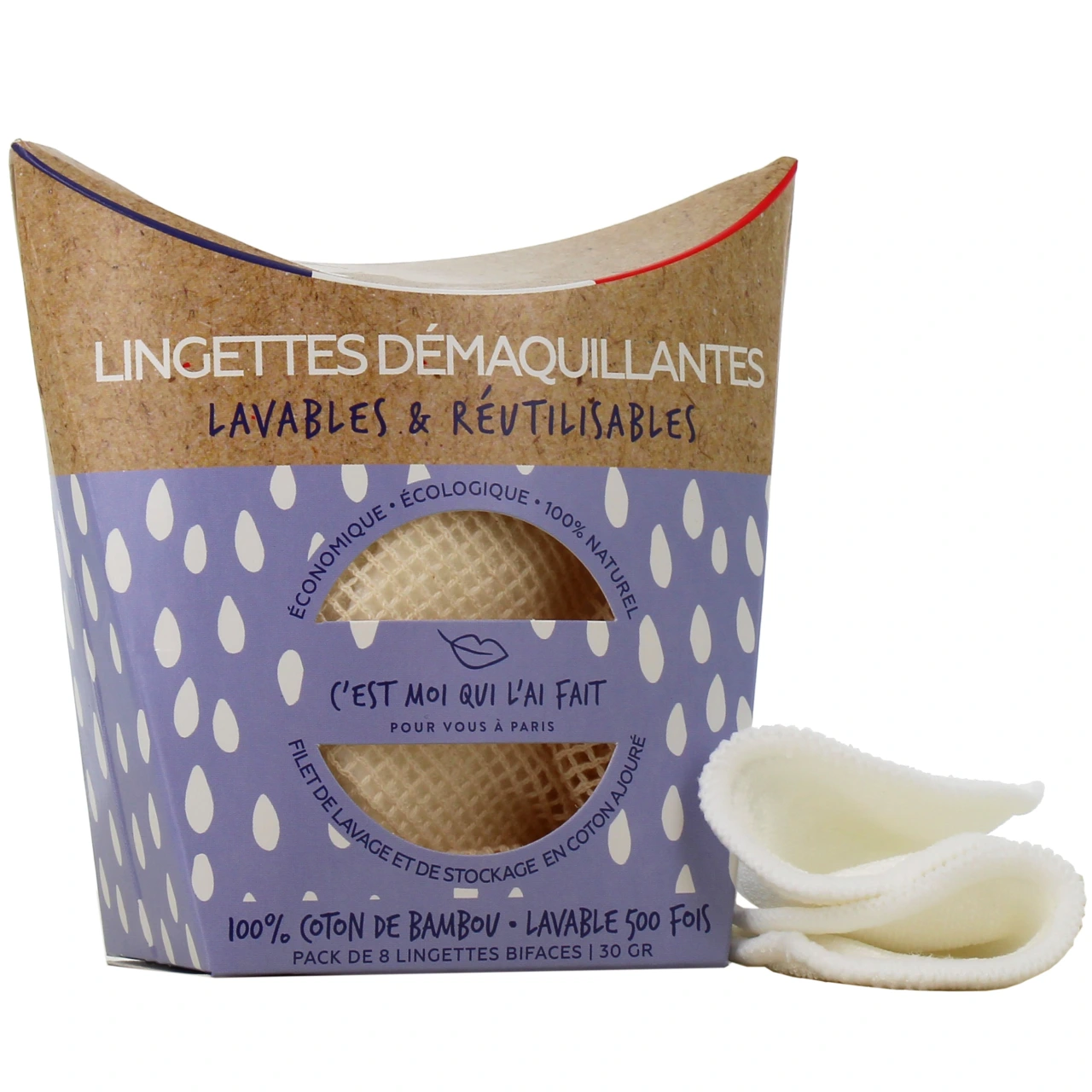 Diet World Lingettes Démaquillantes Lavables & Réutilisables - Diet World