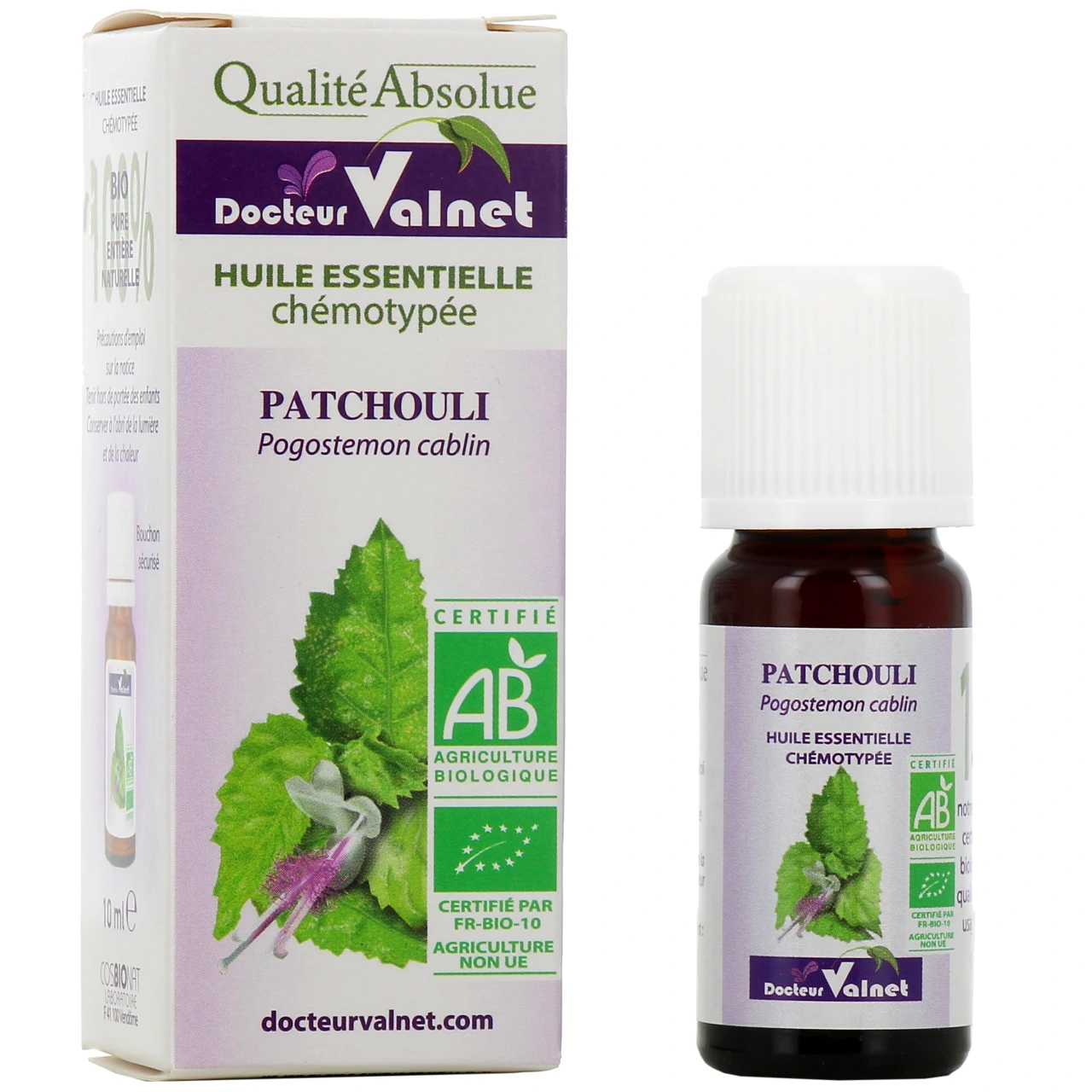 Docteur Valnet Huile Essentielle de Patchouli Bio - Docteur Valnet