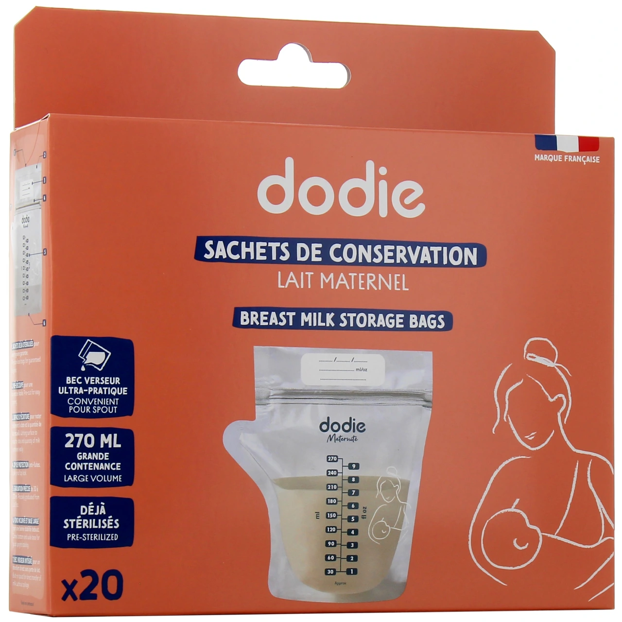 Dodie Allaitement sachets de conservation - Dodie